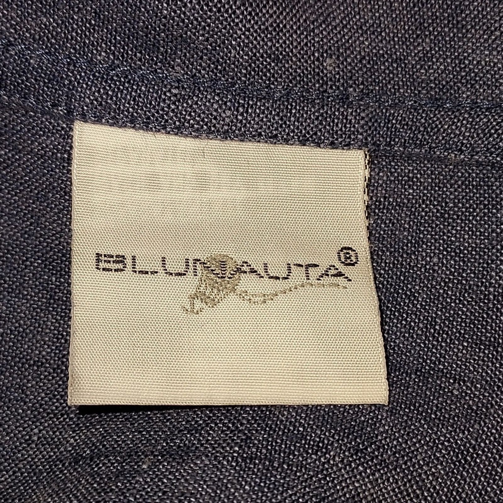 Other Blunauta Italian Linen Blue Gray Lightweight Denim Shirt Top Size S / US 4 / IT 40 - 6 Thumbnail