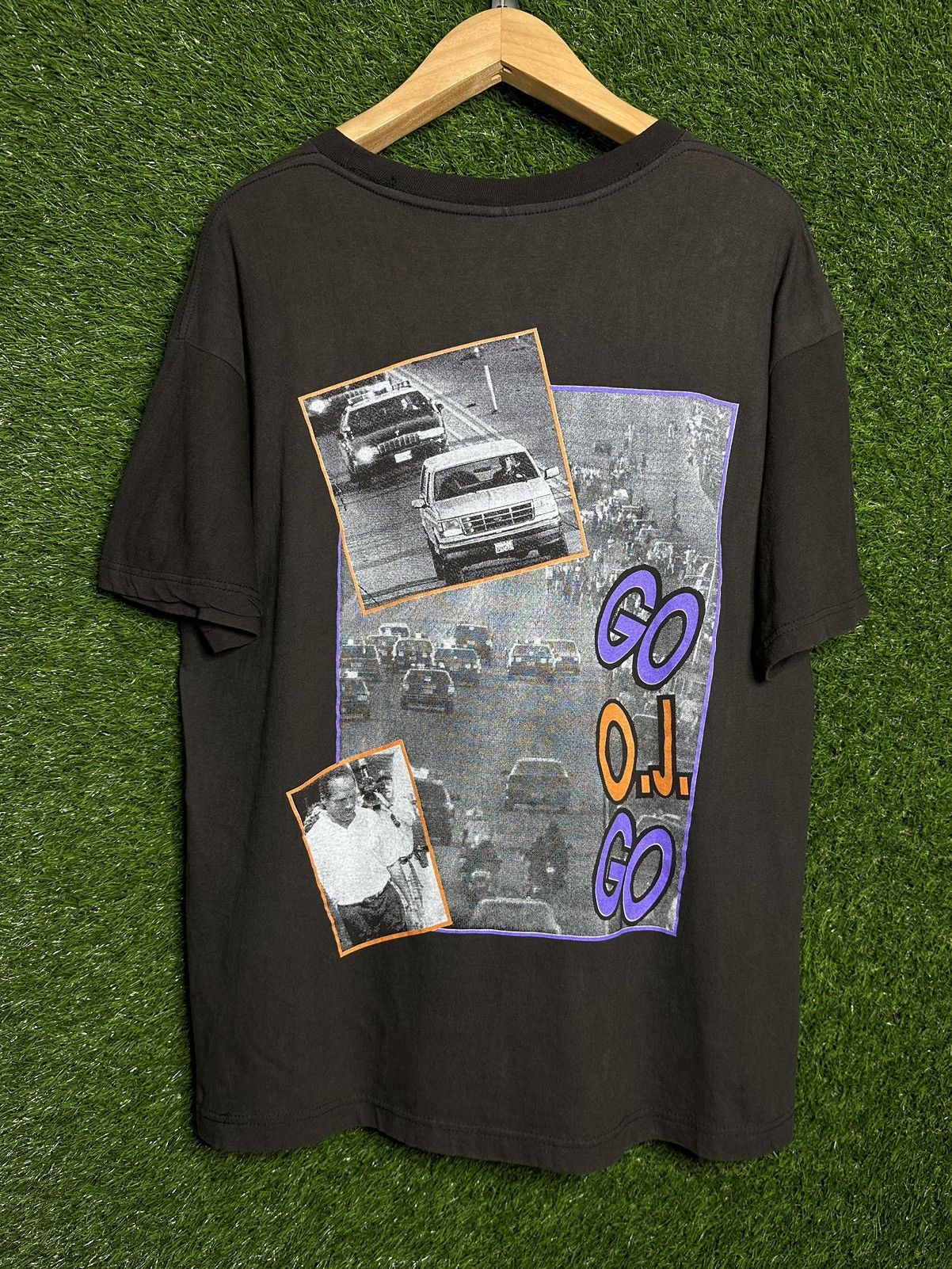 Vintage Vintage Pray for O.J. Simpson go O.J. 90s rap tee shirt Size US XL / EU 56 / 4 - 2 Thumbnail