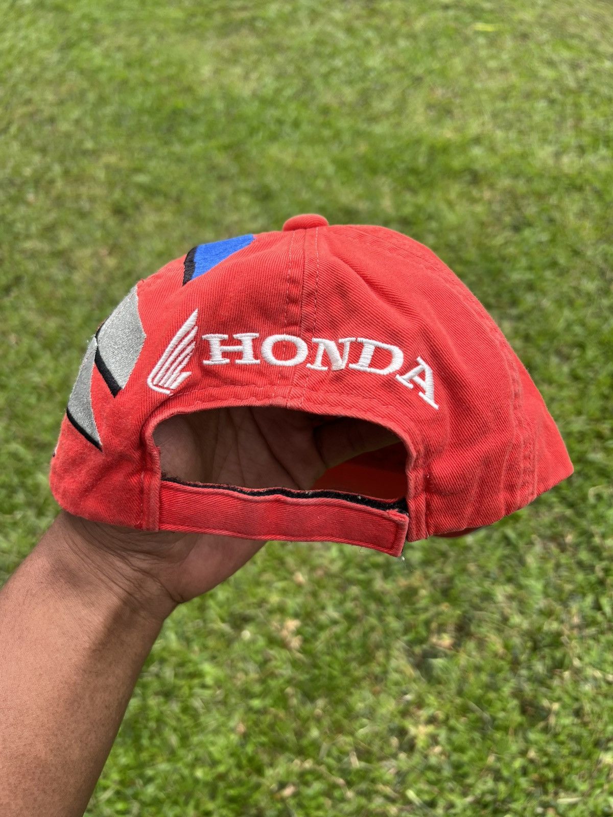Honda × Vintage HONDA RACING EMBROIDERY HAT Size ONE SIZE - 5 Thumbnail