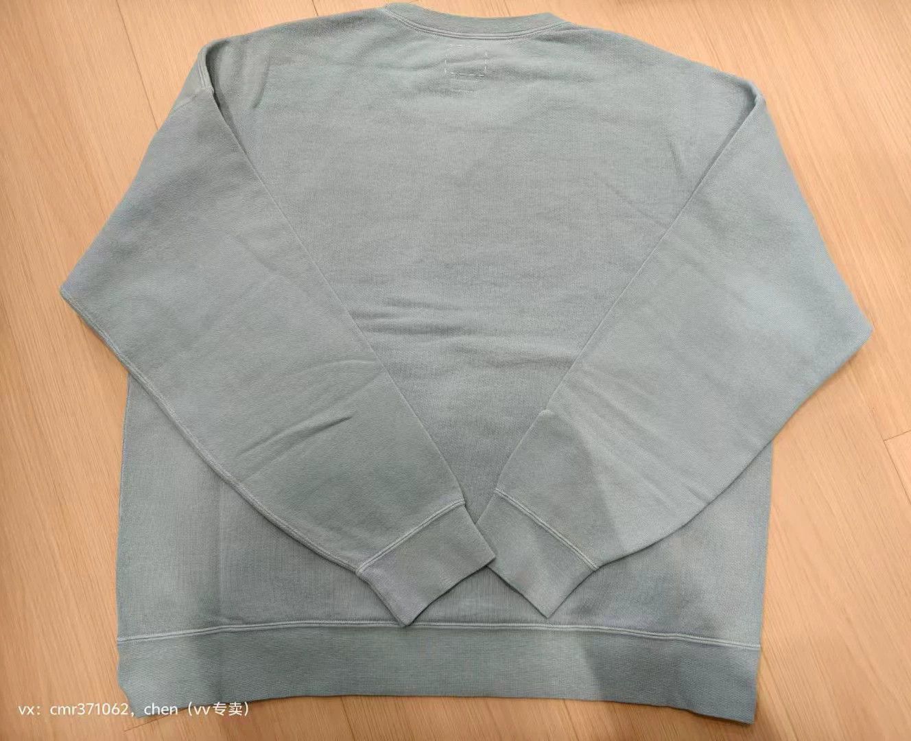 Visvim VISVIM 25SS JUMBO SB DMGD L/S Sweat Lt Green Sz4 Size US XXL / EU 58 / 5 - 6 Thumbnail