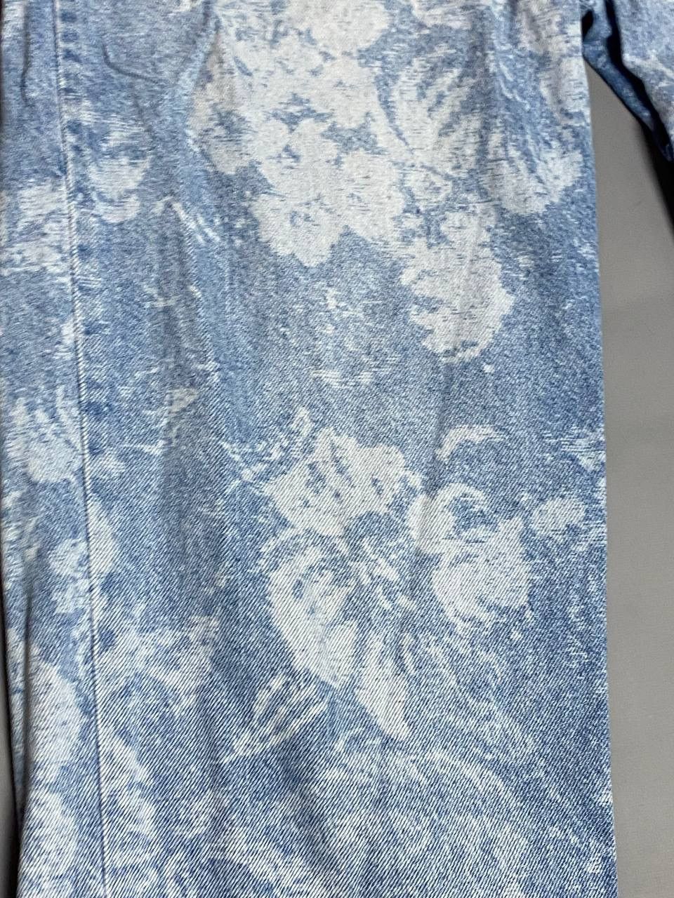Jaded London Jaded London Mens Floral Jeans W34 Skate Fit Blue Wide Leg Size 34" / US 12 / IT 48 - 11 Thumbnail