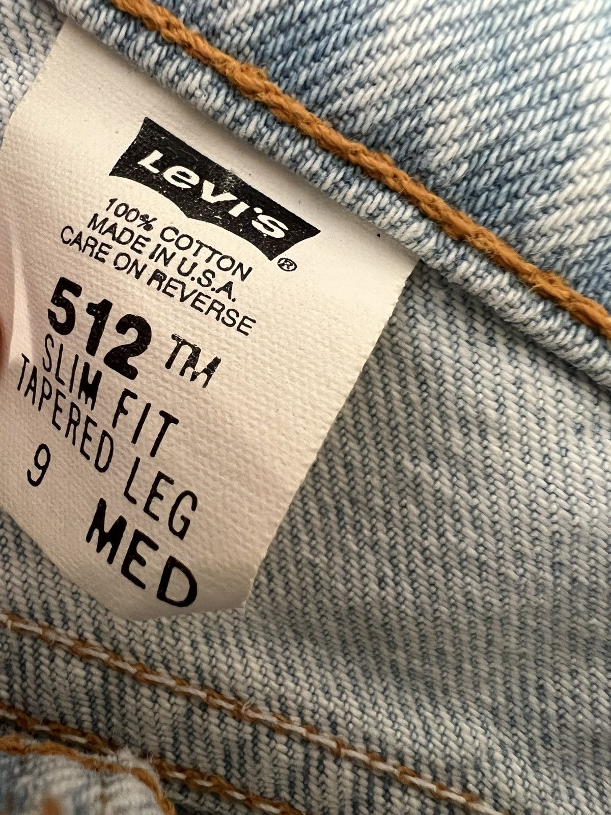 Levi's Vintage womens levis 512 slim fit tapered leg jeans Size 27" / US 4 / IT 40 - 7 Thumbnail