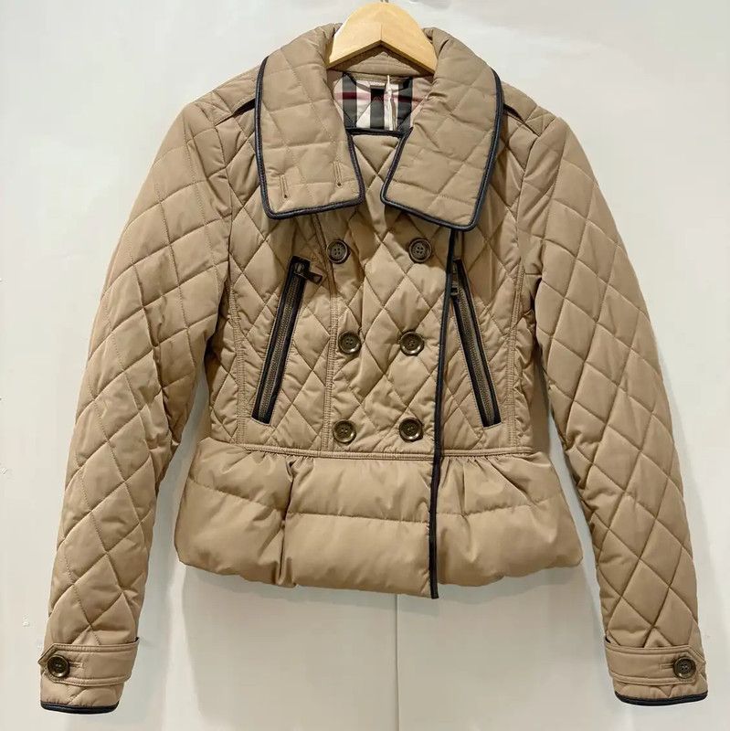 Burberry Khaki Down Jacket for Women