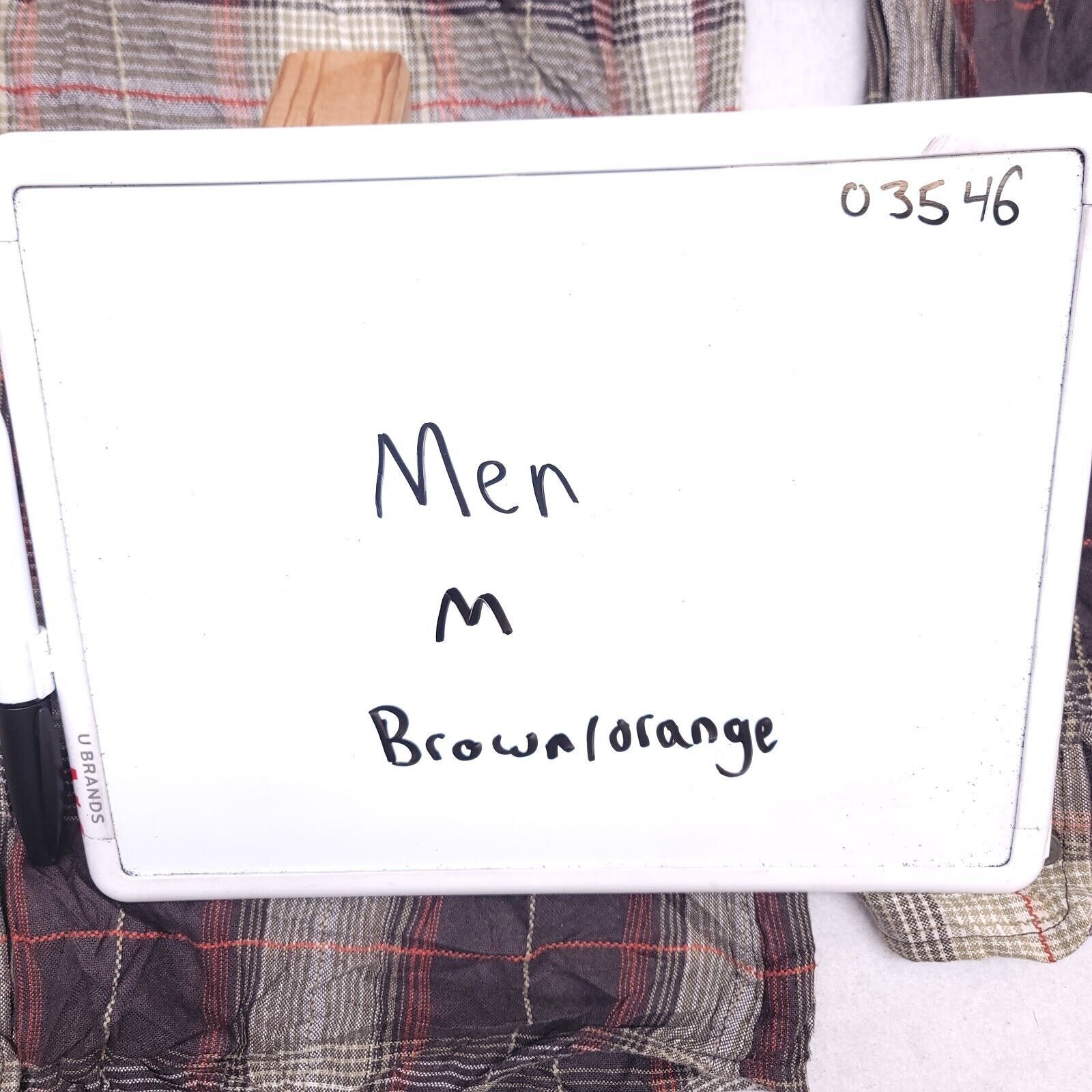 Treasure & Bond Treasure & Bond Tartan Flannel Shirt Men Size M Brown Orange Size US M / EU 48-50 / 2 - 9 Thumbnail