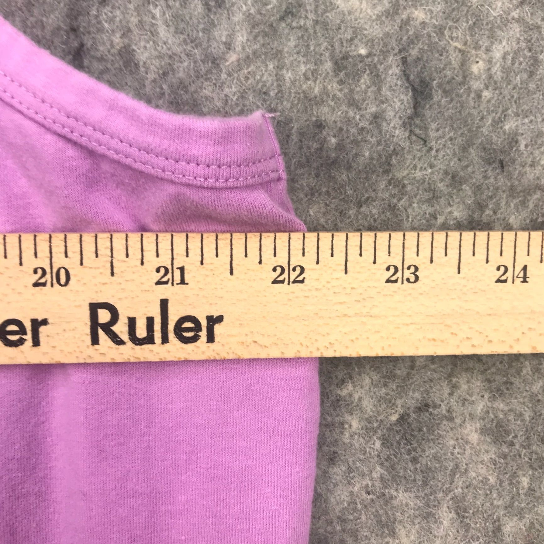 Denim & Co. VINTAGE Denim & Co. Tank Top Shirt Women 1X Purple Cotton Spandex Jersey Sleeveless Casual 90s Event Mens Womens? Size XL / US 12-14 / IT 48-50 - 7 Thumbnail