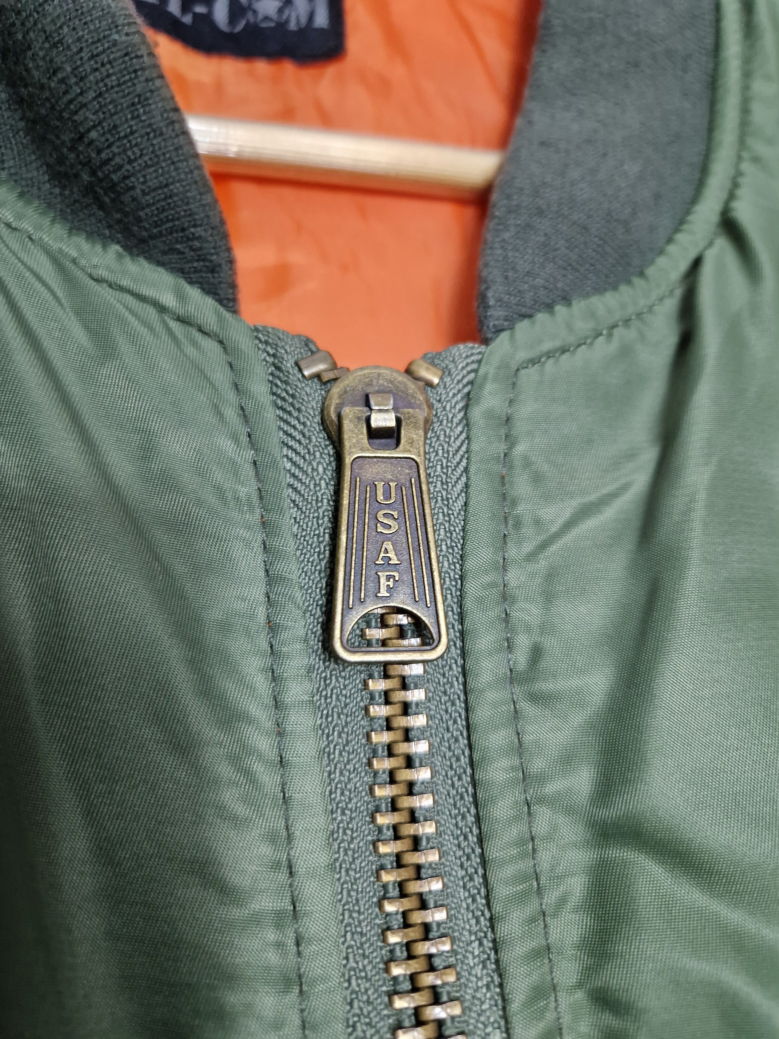 Alpha Industries USAF American Flyers Alpha Vintage Bomber Military MA-1 Size US XXL / EU 58 / 5 - 8 Thumbnail