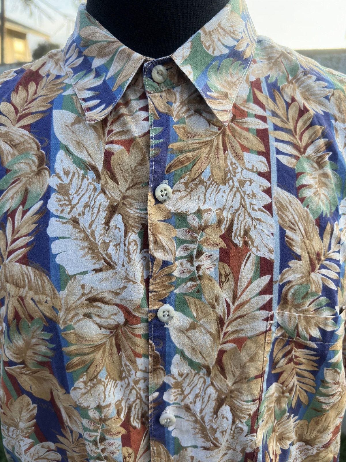 Tori Richard PreOwned Tori Richard Hawaiian Print Multicolored Men's XL Size US XL / EU 56 / 4 - 3 Thumbnail