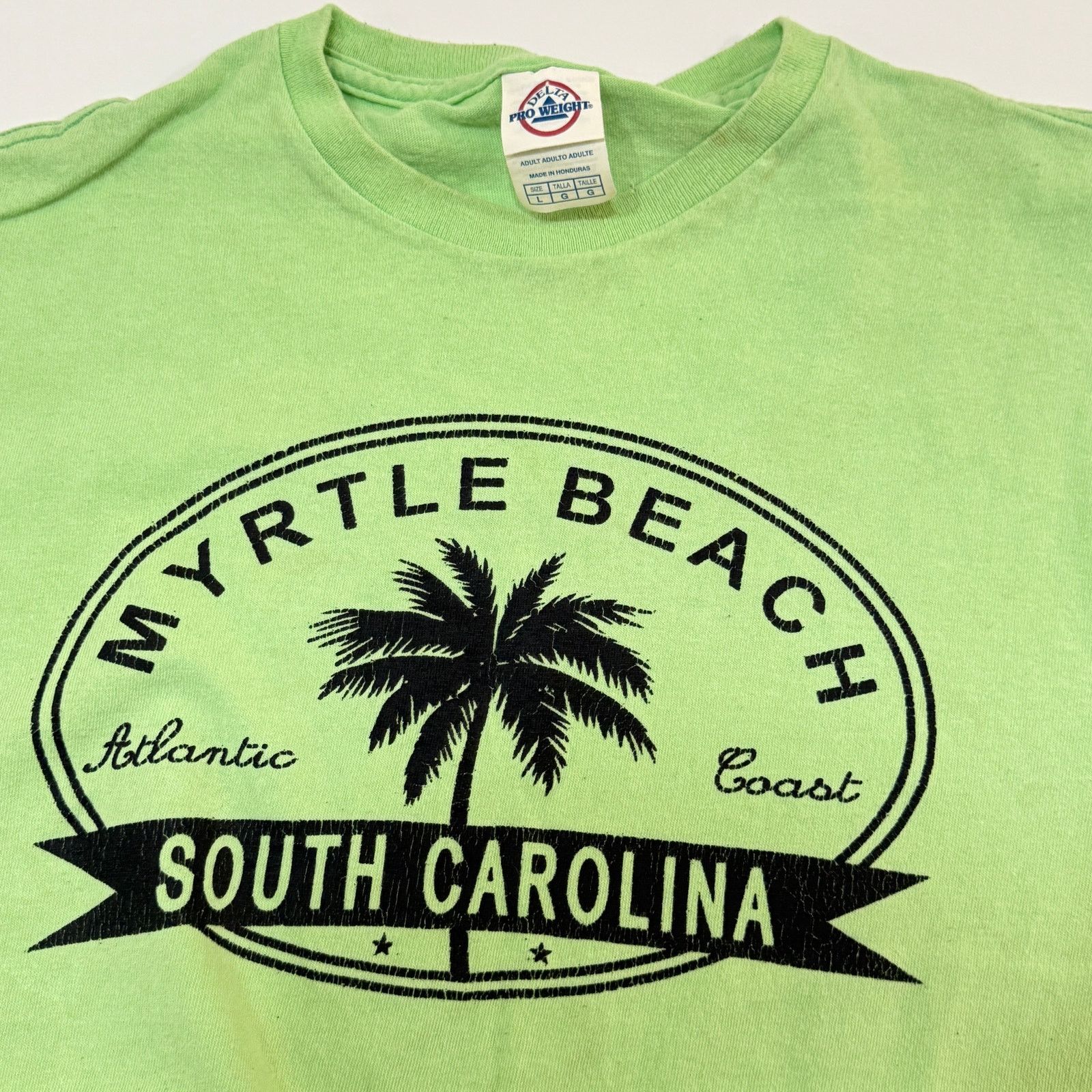 Delta Vintage Myrtle Beach South Carolina Palm Tree T-Shirt Size US L / EU 52-54 / 3 - 3 Thumbnail