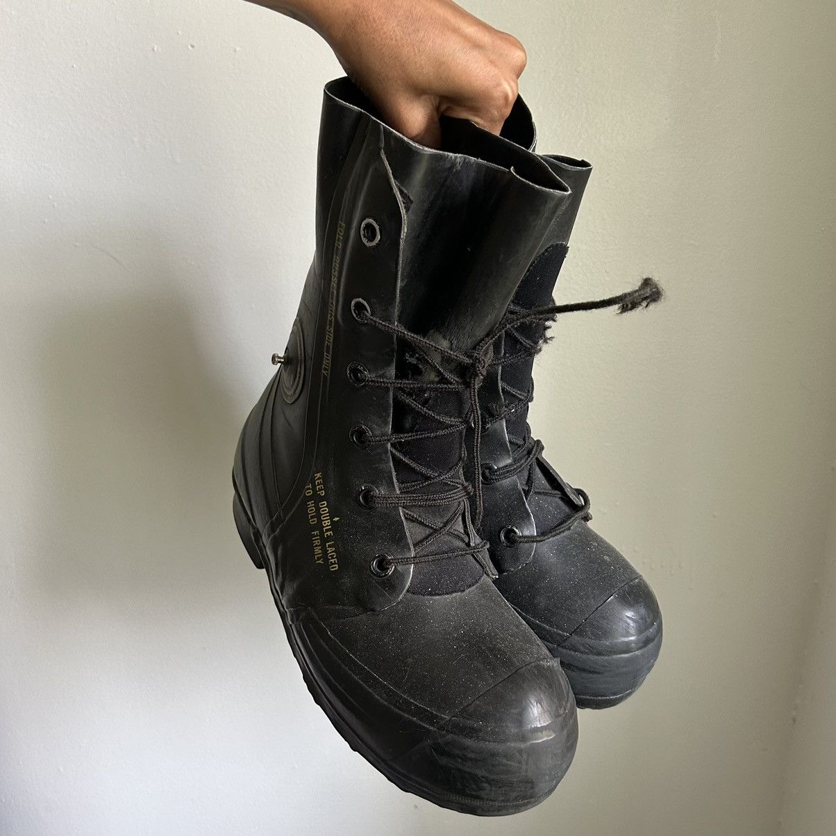 Vintage Military Bunny Boots