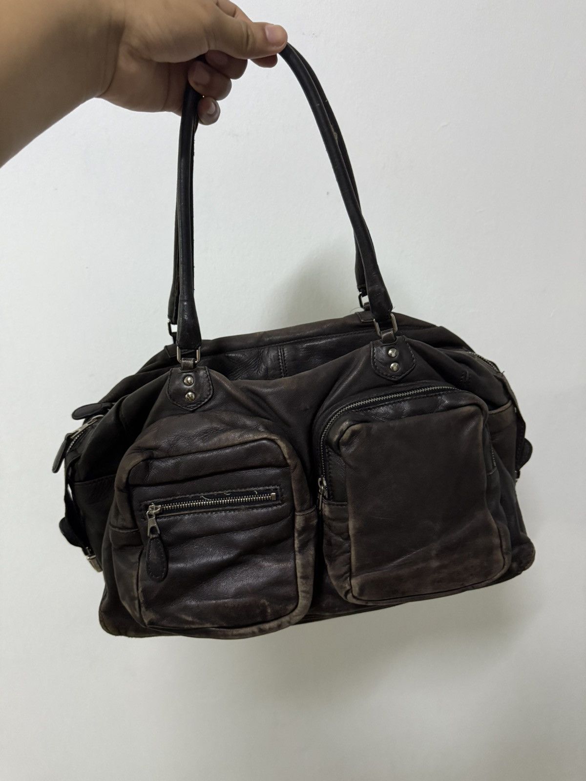 Balenciaga Balenciaga Cargo Multipocket black Patina Leather bag Size ONE SIZE - 7 Thumbnail