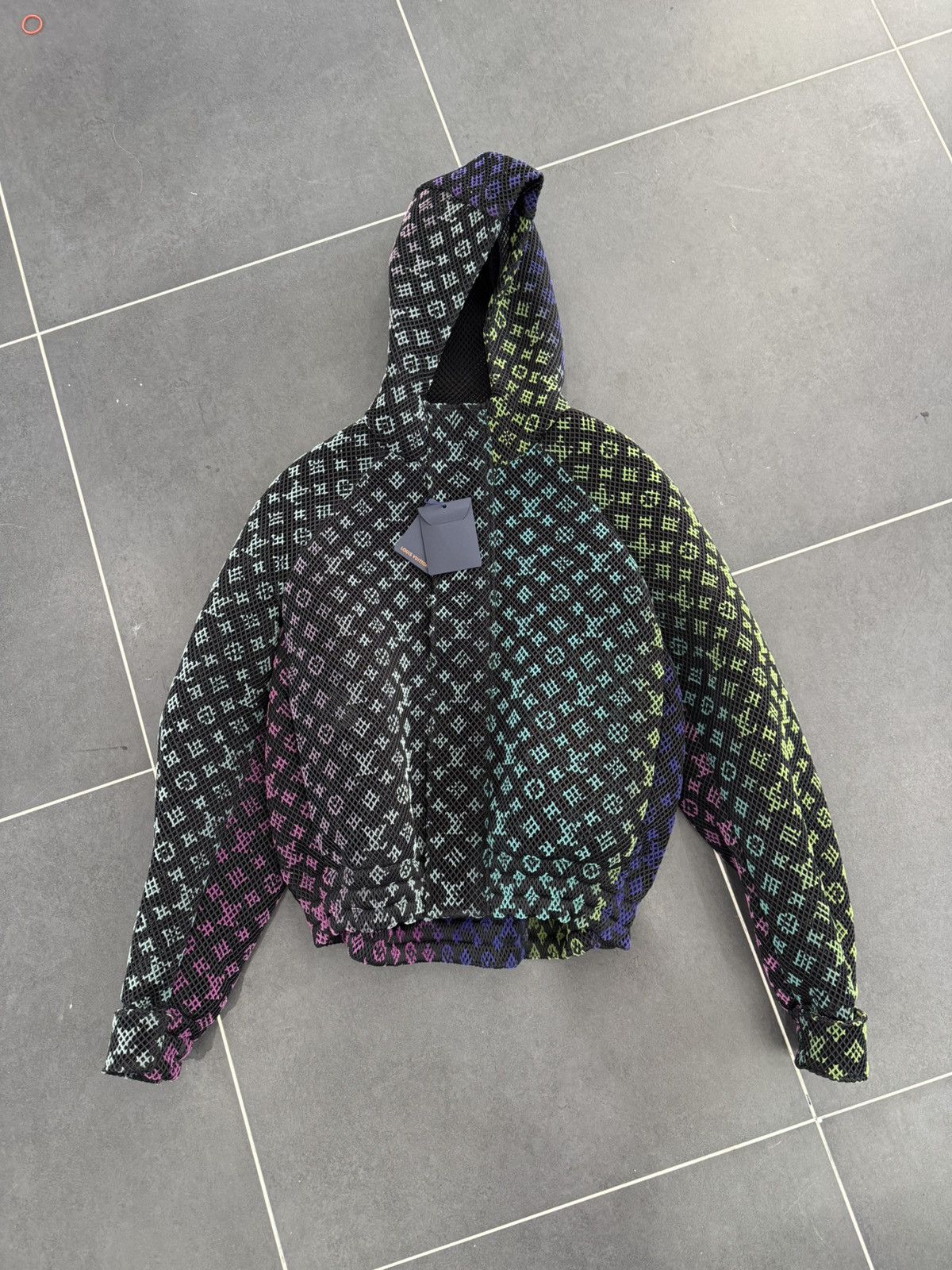 Louis Vuitton Louis Vuitton Louis Vuitton Gradient Design Hooded Jacket Size US M / EU 48-50 / 2 - 1 Thumbnail