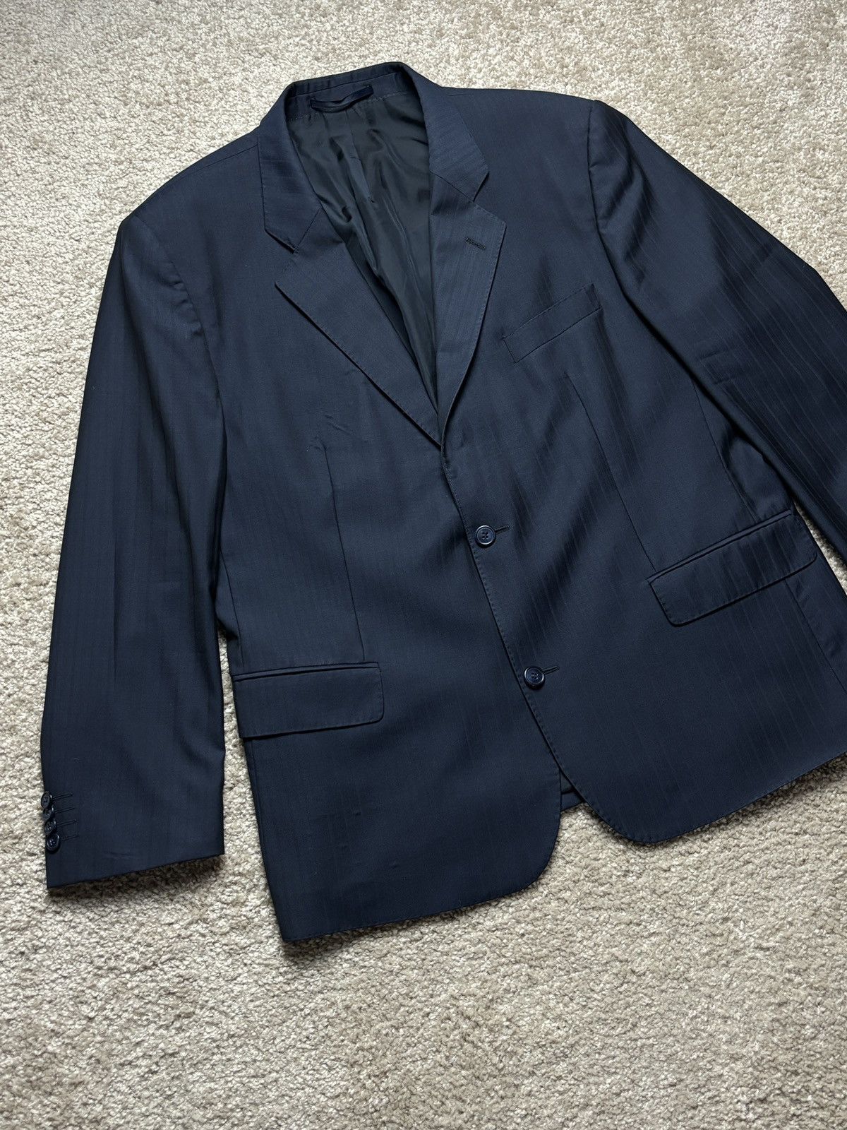 Ermenegildo Zegna Ermenegildo Zegna wool suit blazer & pants set vintage Size 46R - 3 Thumbnail