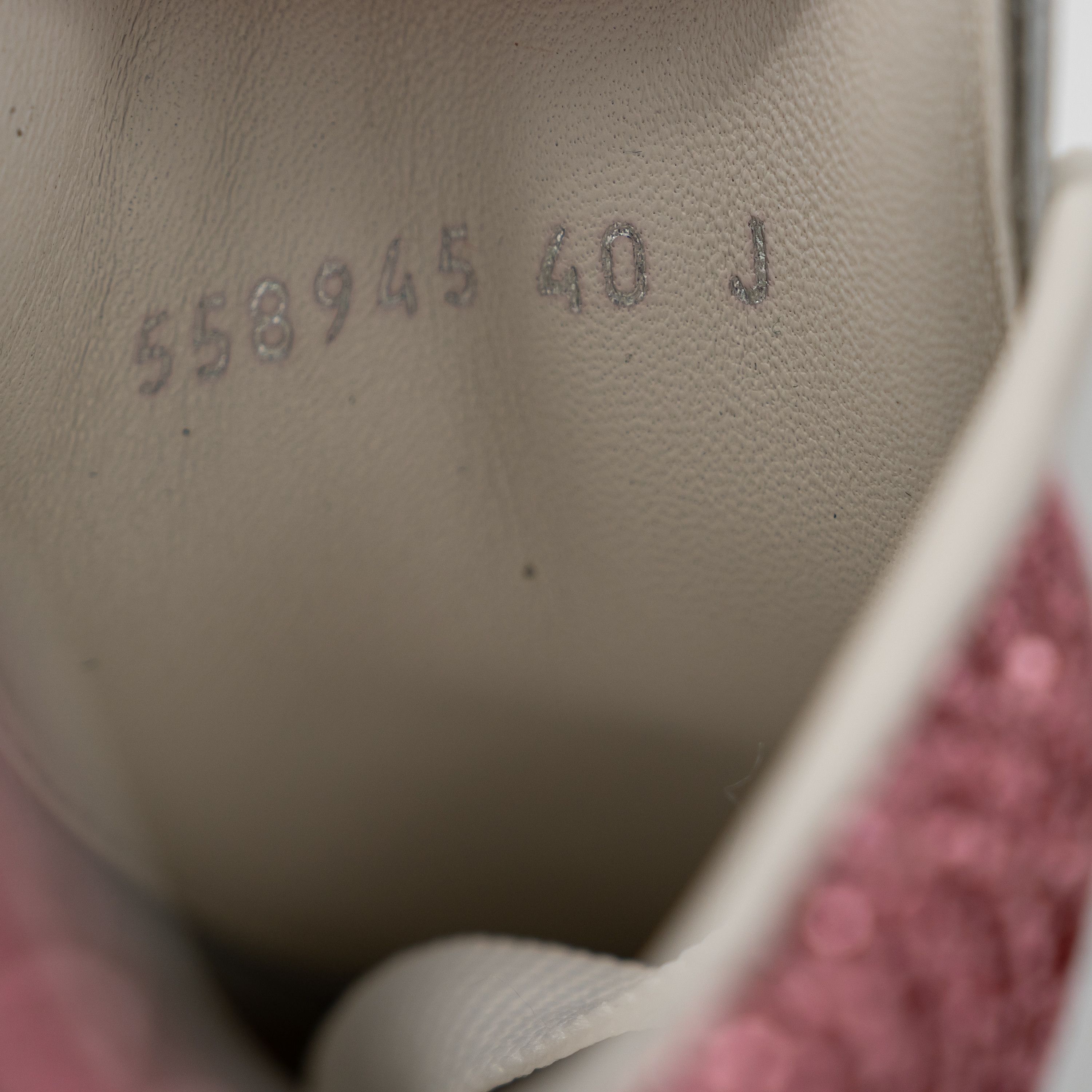 Alexander McQueen 10 - Alexander McQueen Oversized Sneakers White Pink Glitter Size US 10 / IT 40 - 8 Thumbnail