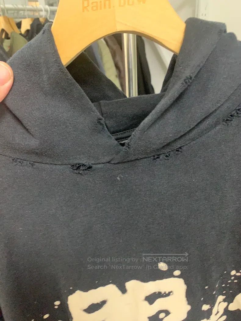 Balenciaga Balenciaga Black Hooded Sweatshirt XXS Size Size US XXS / EU 40 - 6 Thumbnail