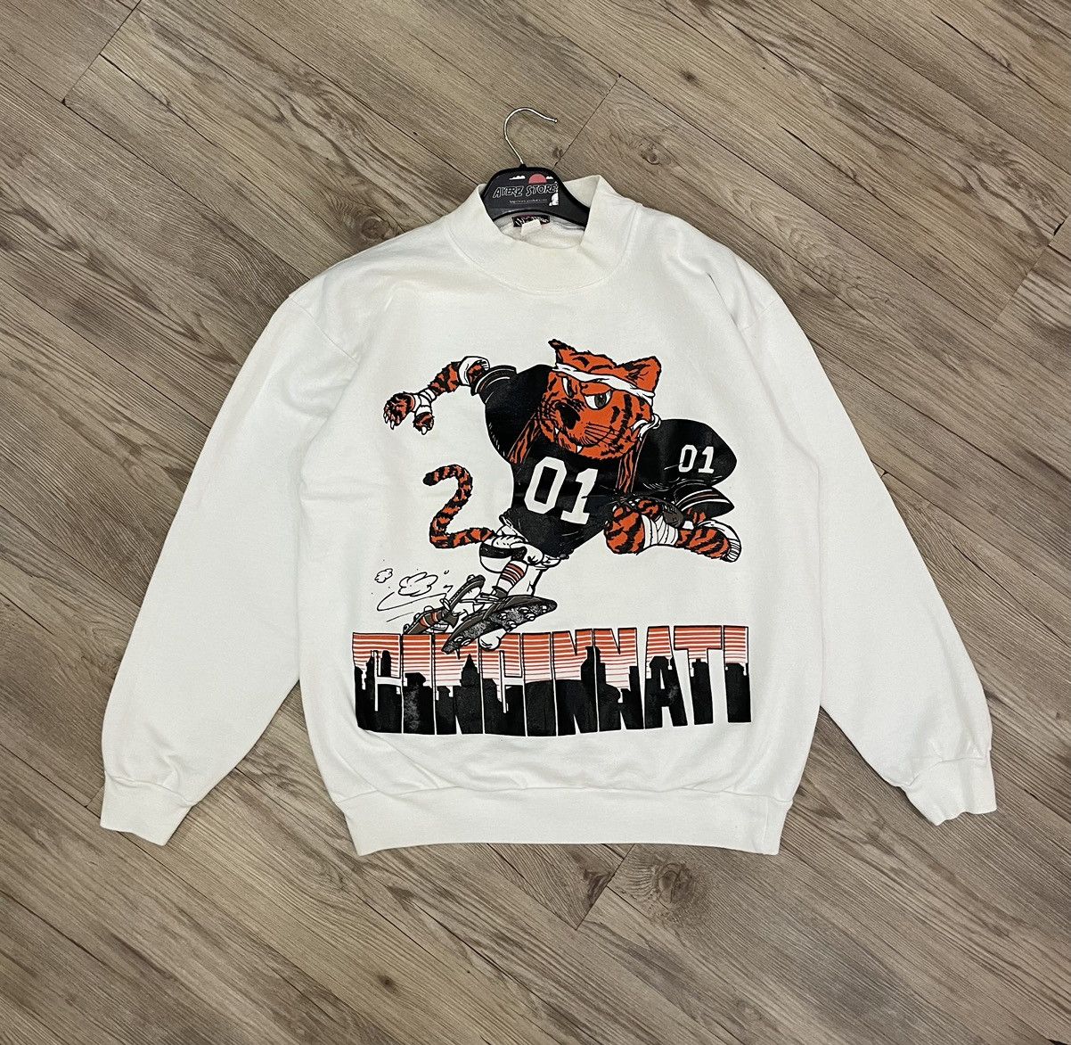 Vintage Vintage 90e Cincinnati Pullover Size US L / EU 52-54 / 3 - 1 Thumbnail