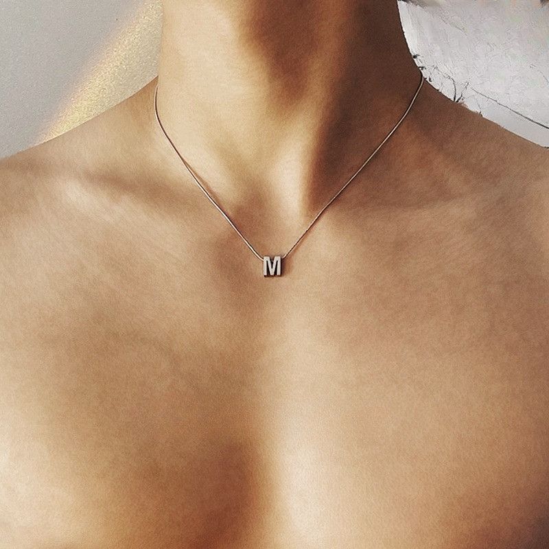 Jewelry × Vintage Simple and fashionable men's titanium steel necklace Size ONE SIZE - 1 Thumbnail
