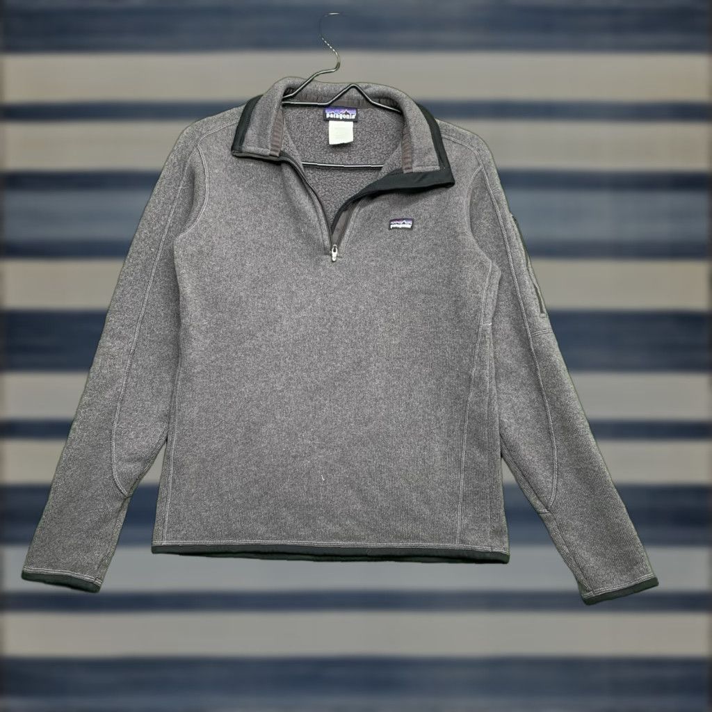Patagonia Patagonia Better Sweater Womens Small Quarter Zip Grey Hiking Outdoor Travel Size S / US 4 / IT 40 - 1 Thumbnail