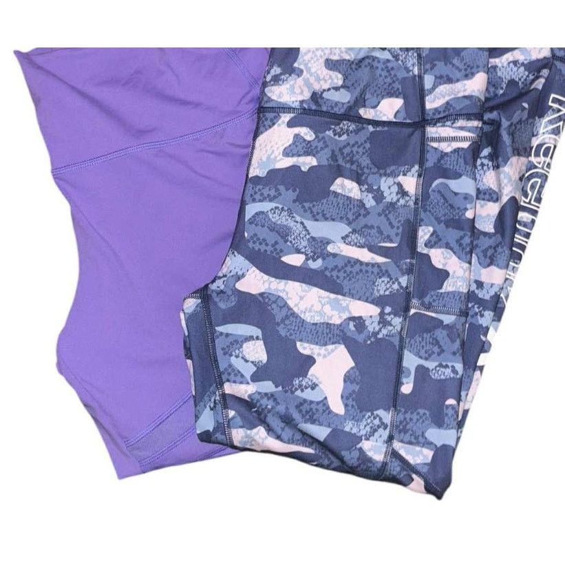 Other 2 Pair Legging Athletic Stretch Workout Camo Aerie Reebok LG Size 32" / US 10 / IT 46 - 5 Thumbnail