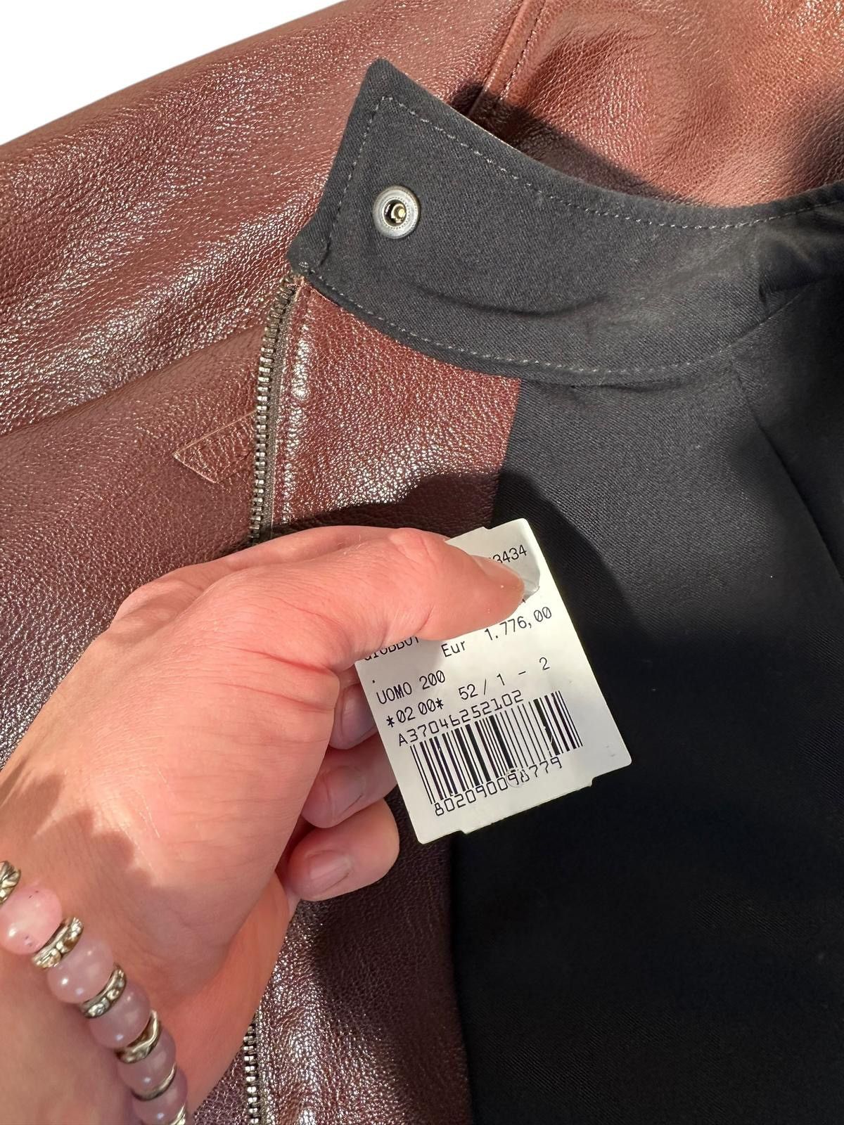 Jean Paul Gaultier Jean Paul Gaultier Homme Brown Leather Moto Jacket (2002) Size US L / EU 52-54 / 3 - 9 Thumbnail