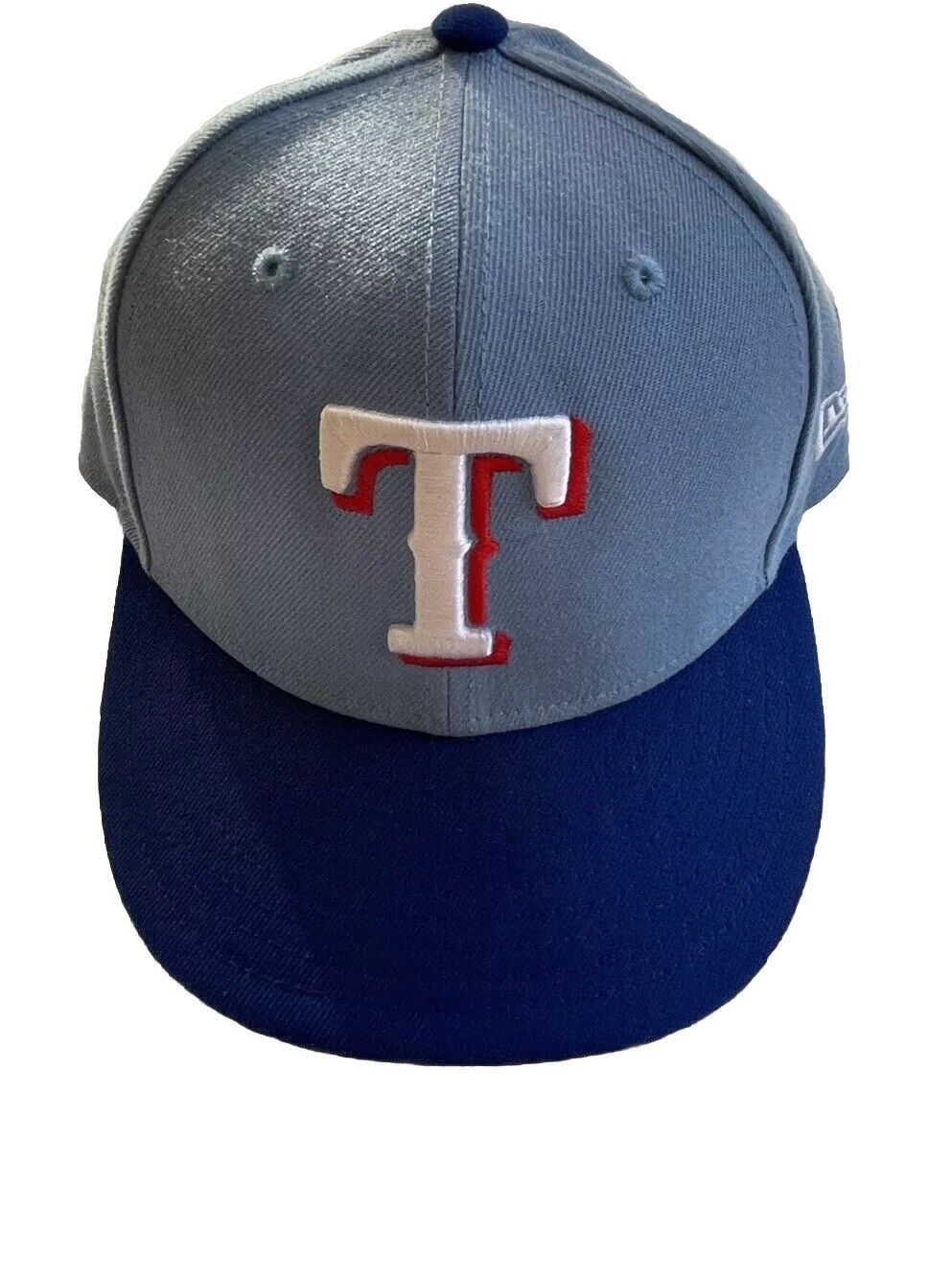 MLB × New Era New Era 59fiffty Texas Rangers White/Blue Men’s Hat Sz 7 Size ONE SIZE - 1 Thumbnail