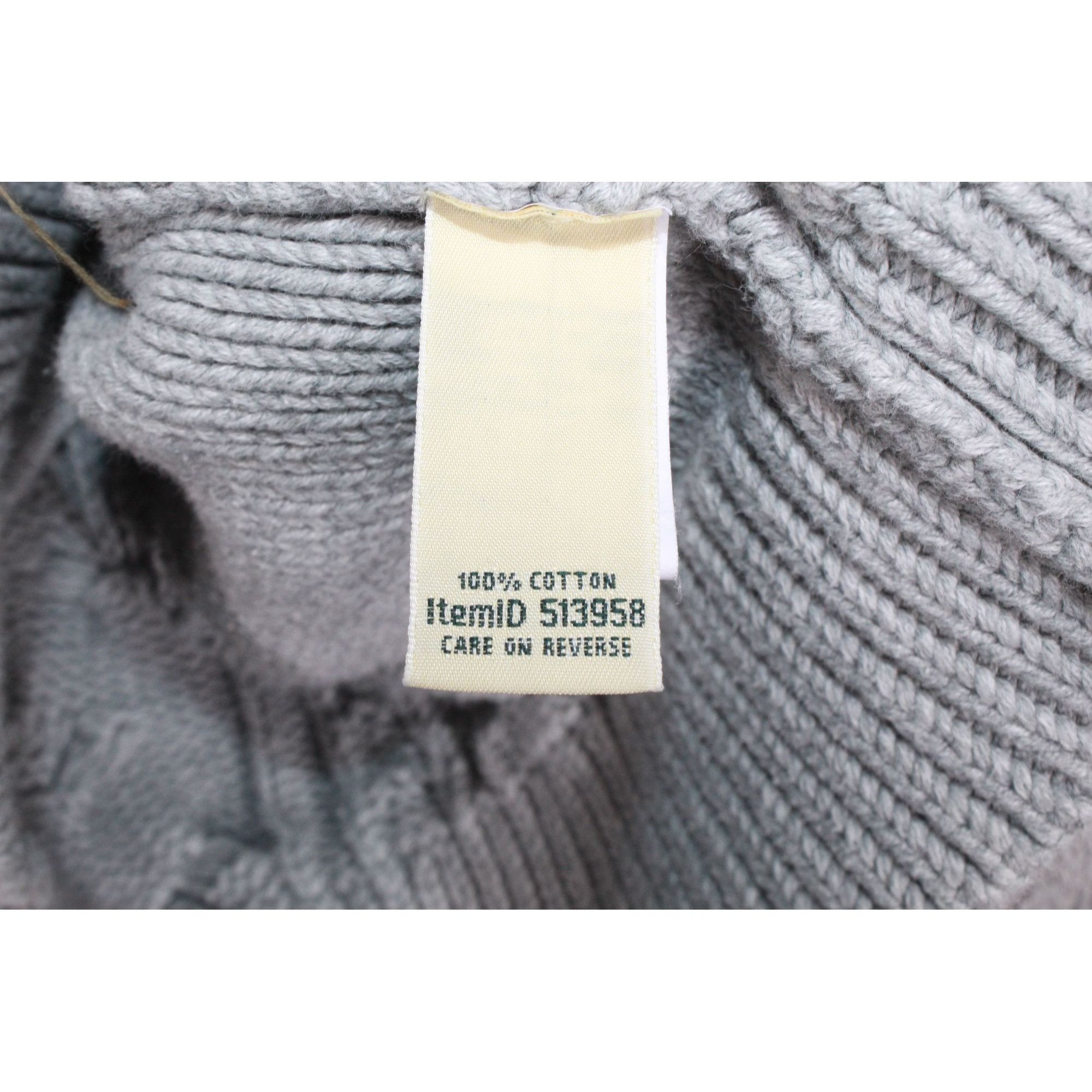 L.L. Bean LL Bean Double L Mixed Cable Sweater Funnelneck Size L / US 10 / IT 46 - 8 Thumbnail