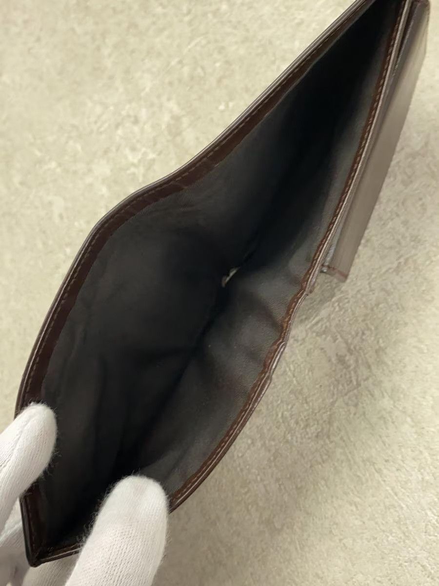 Fendi Fendi Zucca Pattern Leather Bi-Fold Wallet Brown Size ONE SIZE - 6 Thumbnail