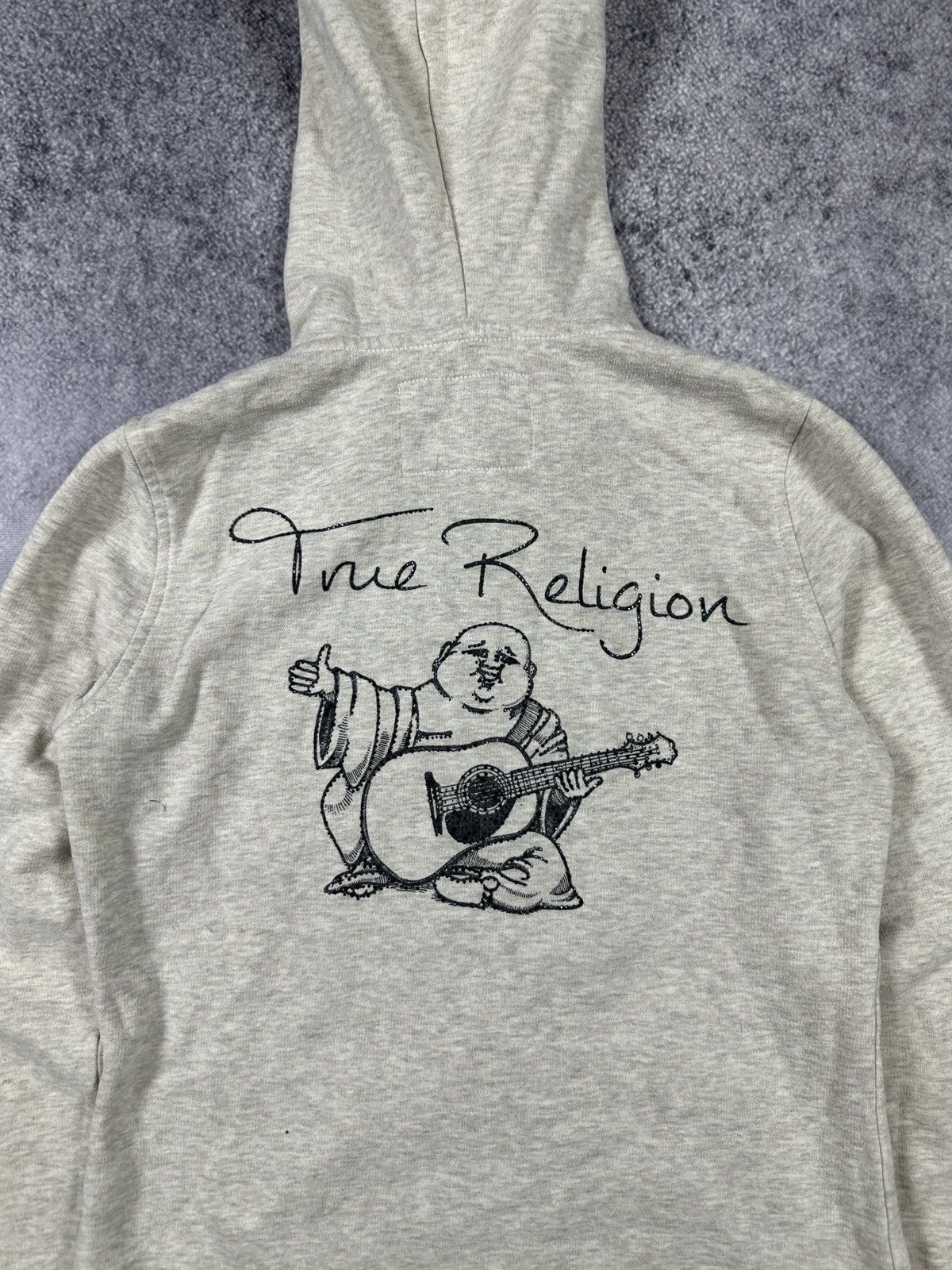 True Religion Y2K True Religion Zip Up Hoodie Streetwear Logo USA S Rare Size S / US 4 / IT 40 - 2 Thumbnail