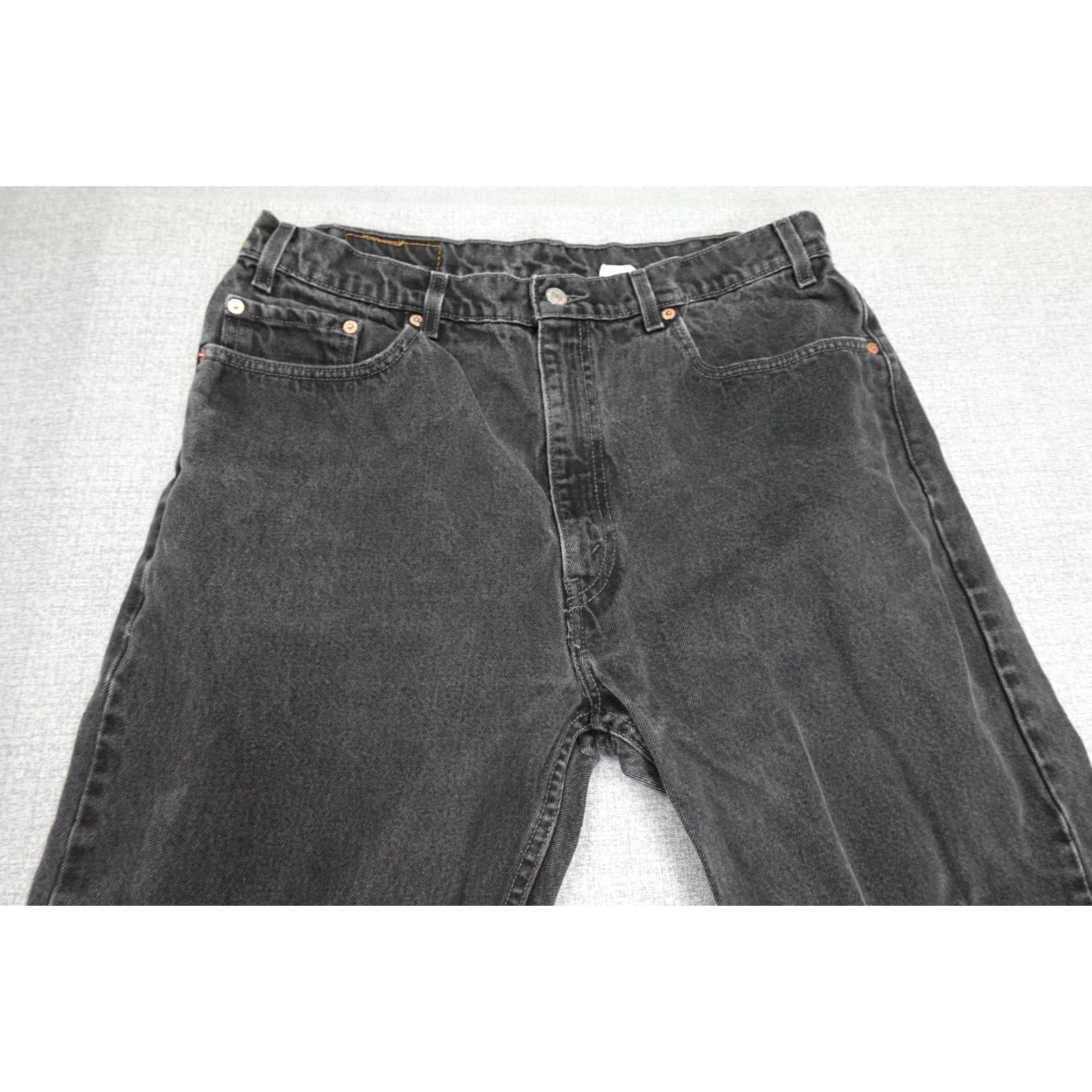 Levi's VINTAGE Levi's 505 Jeans Mens 38x30 Black Regular Fit Western Cowboy Rancher Jeans Size US 38 / EU 54 - 2 Thumbnail