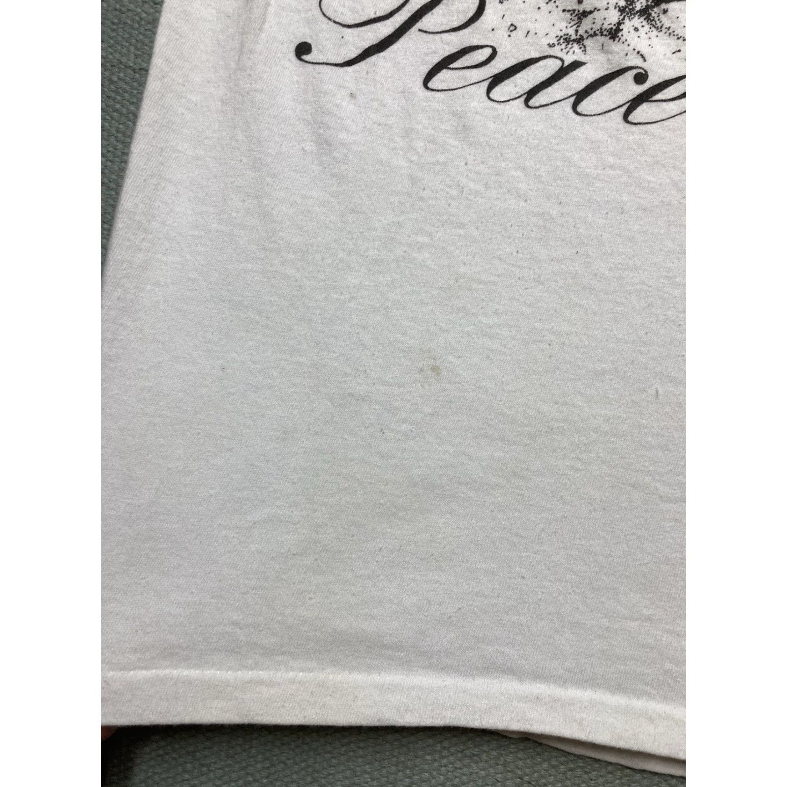 Vintage VINTAGE 80s 90s T SHIRT Peace Tiger Cub Animal Tee Oversized XL Long Men White shirt Size US XL / EU 56 / 4 - 3 Thumbnail