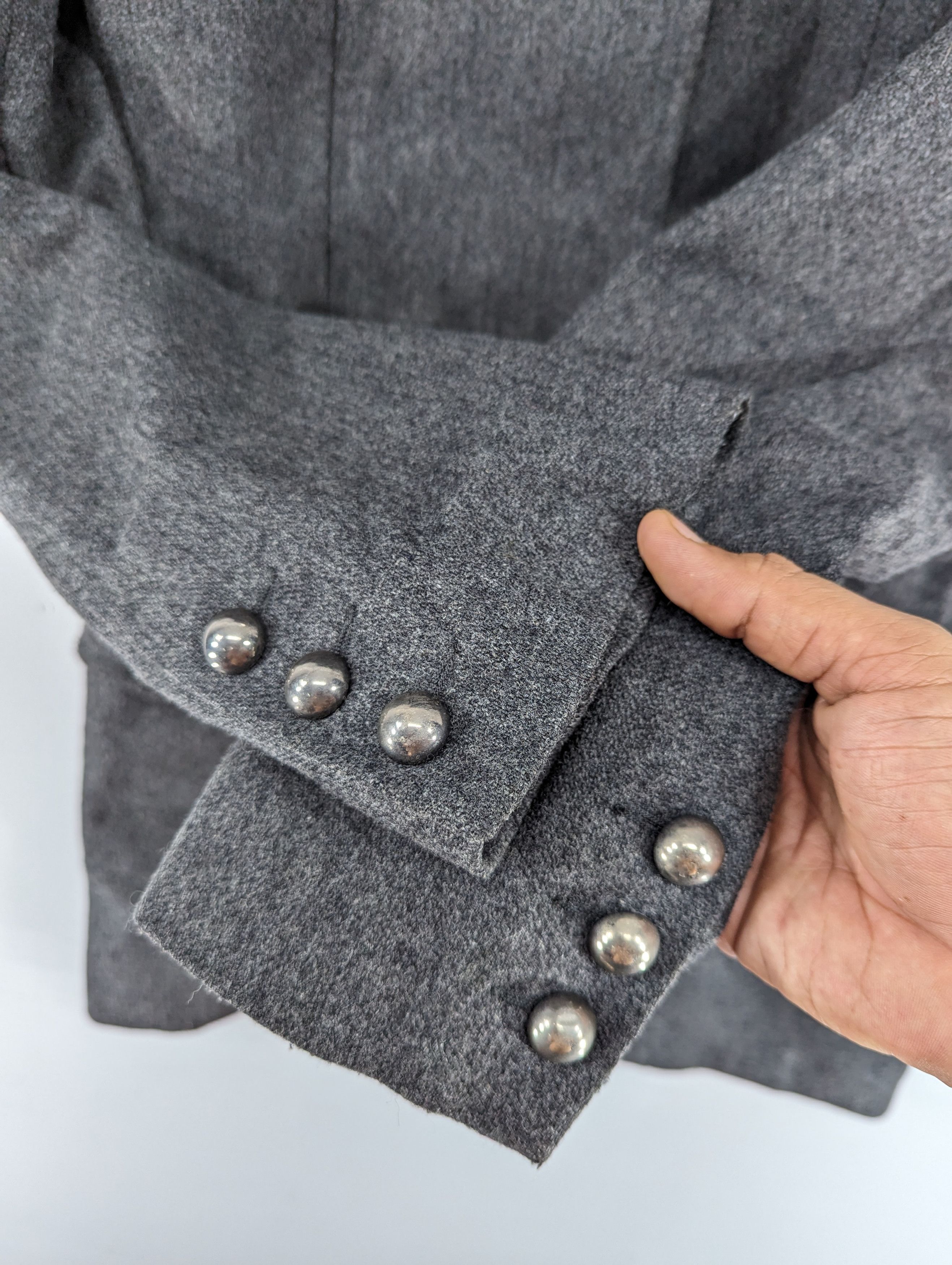 French Connection 🔥RARE🔥French Connection Wool Faux Fur Belted Jacket Size S / US 4 / IT 40 - 5 Thumbnail