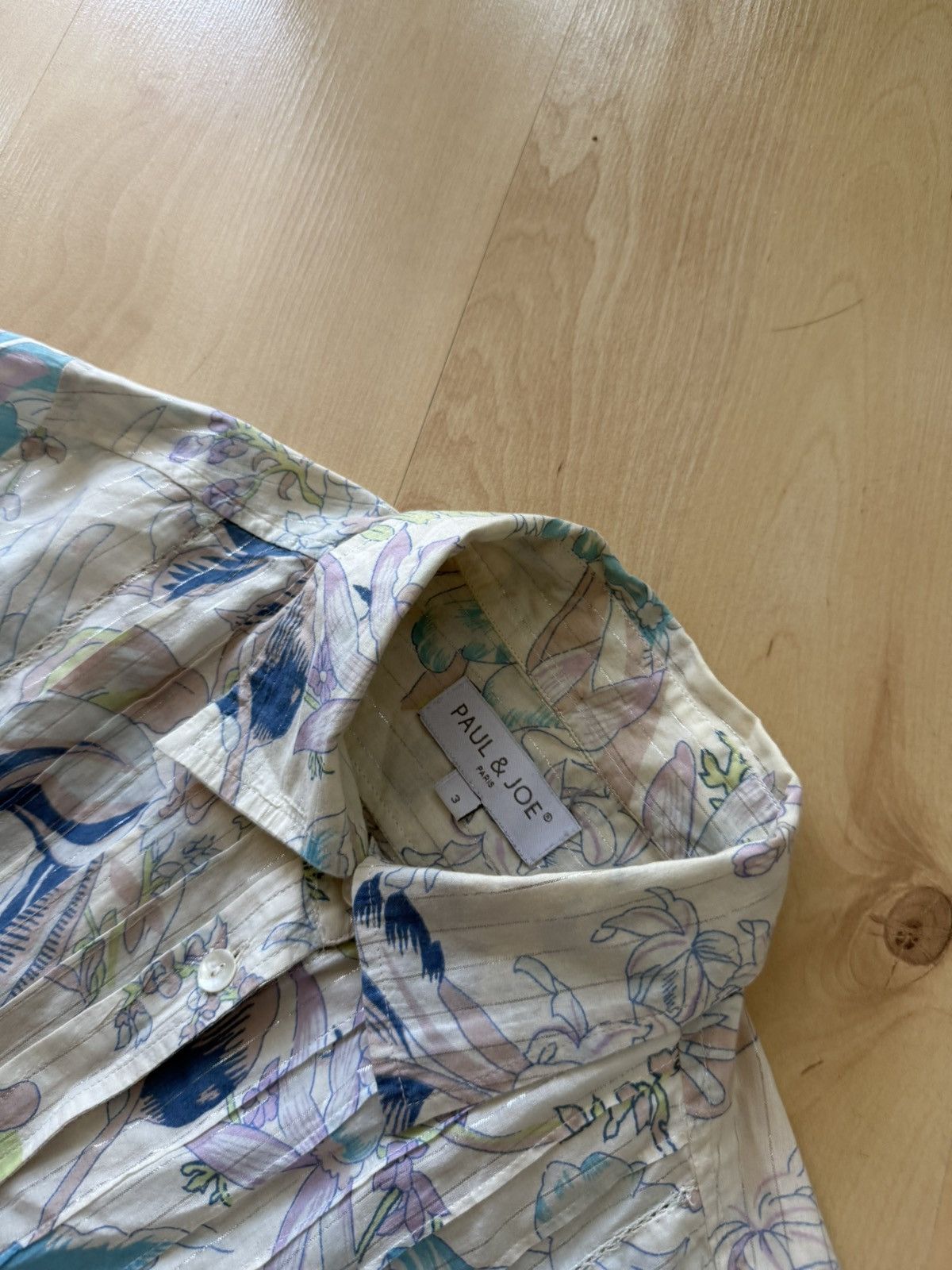 Paul & Joe Paul & Joe paris archive floral ls shirt vintage Size M / US 6-8 / IT 42-44 - 4 Thumbnail