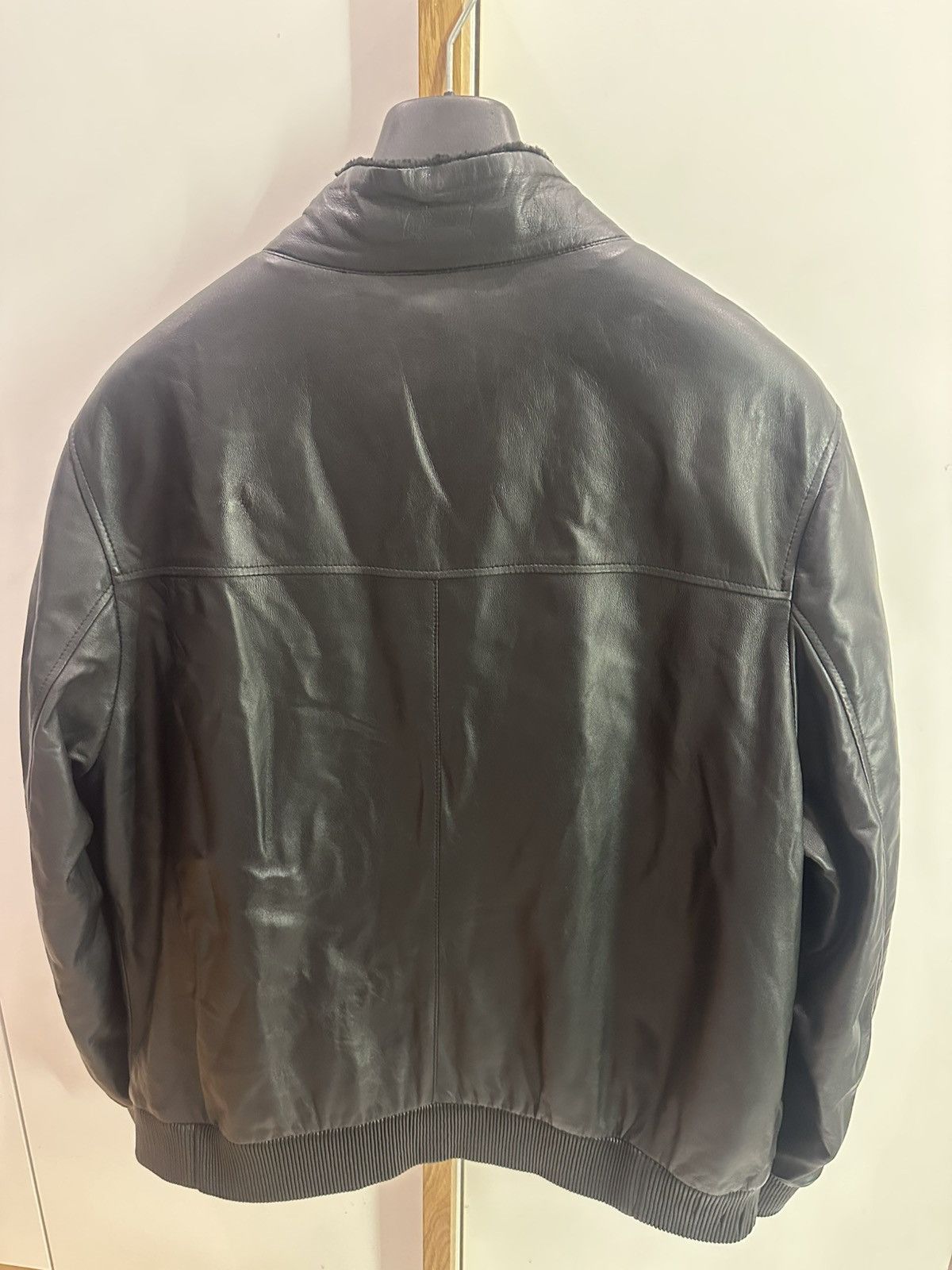 Brioni Brioni Leather Bomber Jacket with Fur Size US XXL / EU 58 / 5 - 3 Thumbnail