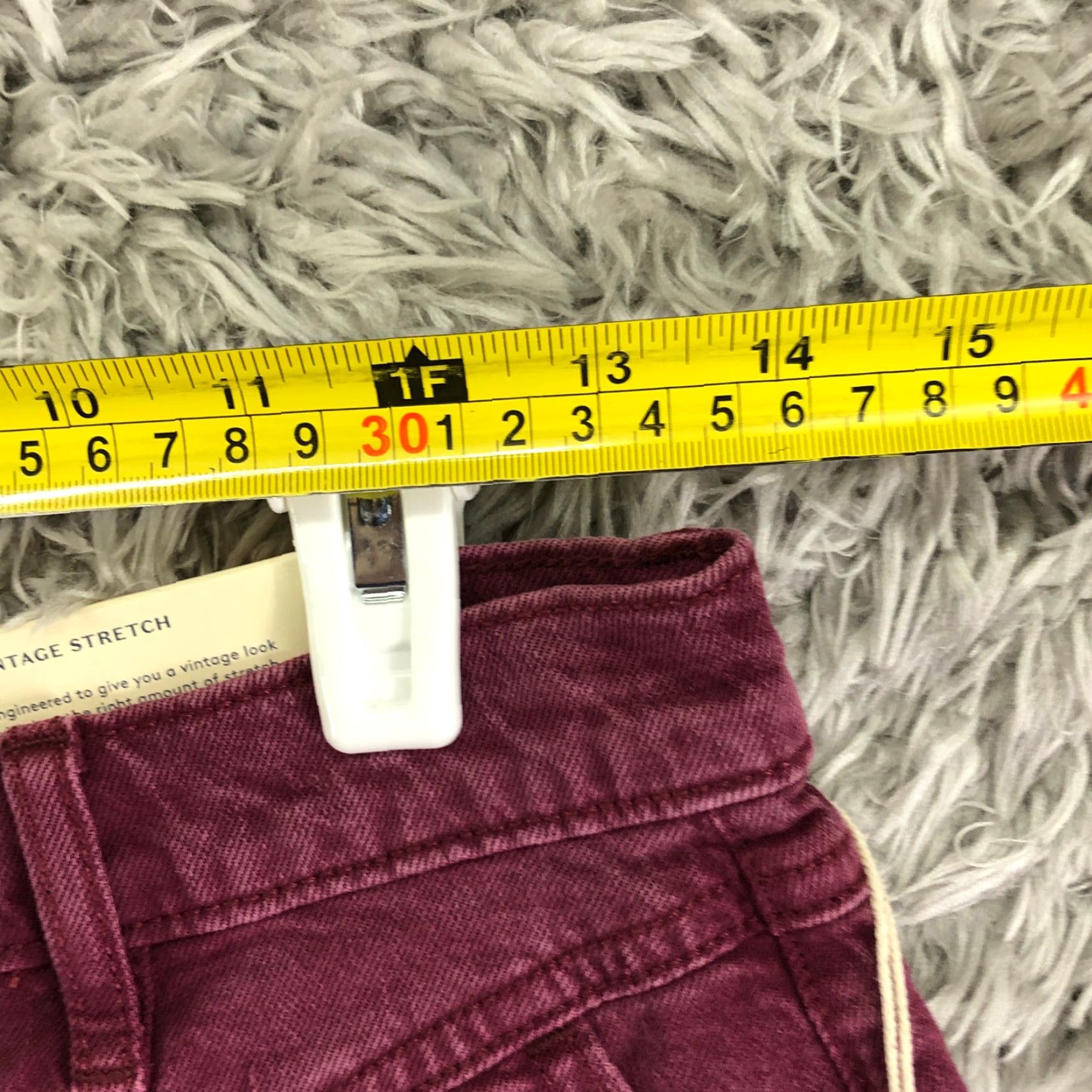 Vintage Universal Thread A-Line Shorts Womens Size 4 Red Denim Jean Shorts Size 27" / US 4 / IT 40 - 2 Thumbnail