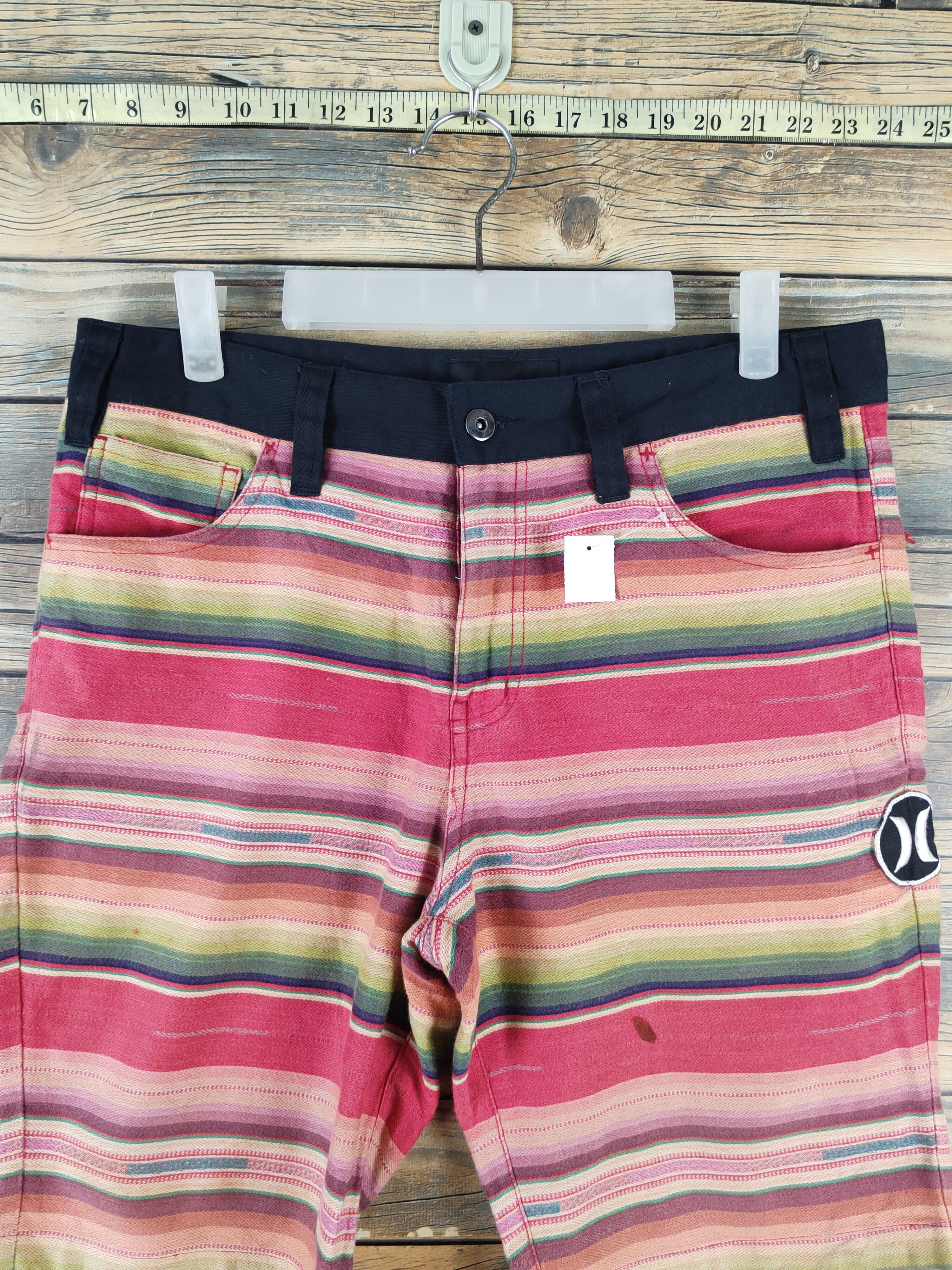 Hurley DL Hurley Red Multipocket Short Pants #899 Size US 30 / EU 46 - 2 Thumbnail