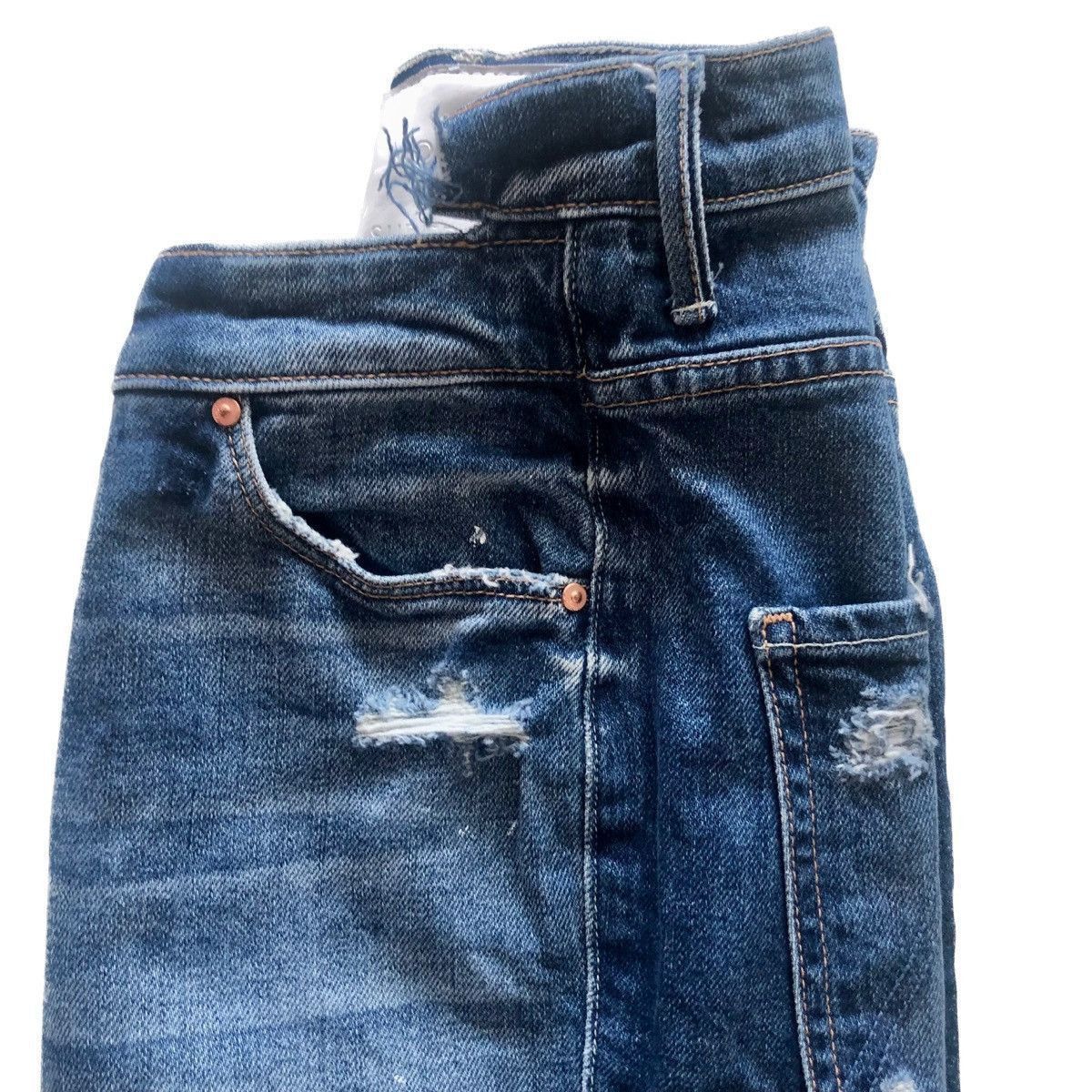 MOTHER Mother Grunge Step Waist Destroy The Dazzler Shift Jean 27 Size 27" / US 4 / IT 40 - 5 Thumbnail