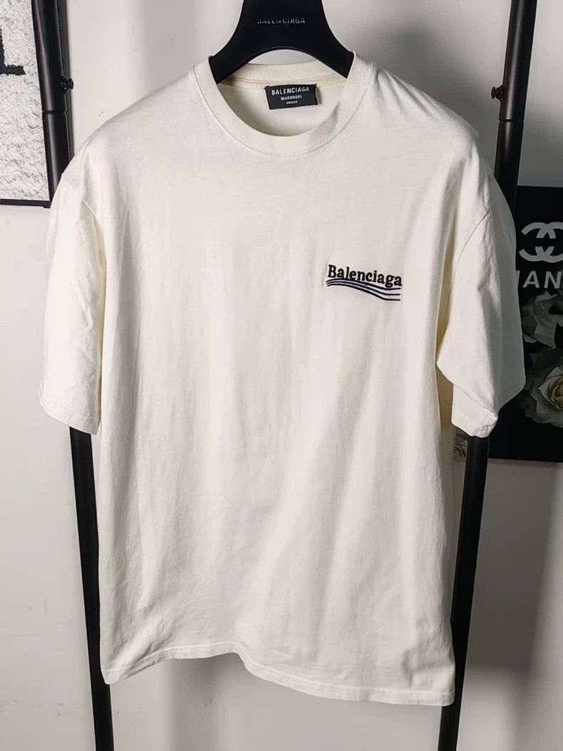 Balenciaga Balenciaga Wave Print T-Shirt Size US S / EU 44-46 / 1 - 1 Thumbnail