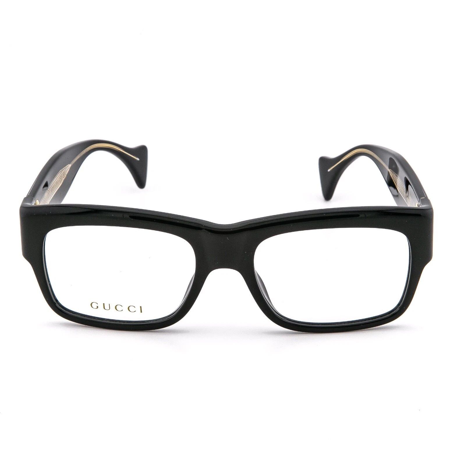 Gucci GUCCI GG1707O 1707 Black Crystal Rectangular Eyeglasses 001 Size ONE SIZE - 5 Thumbnail