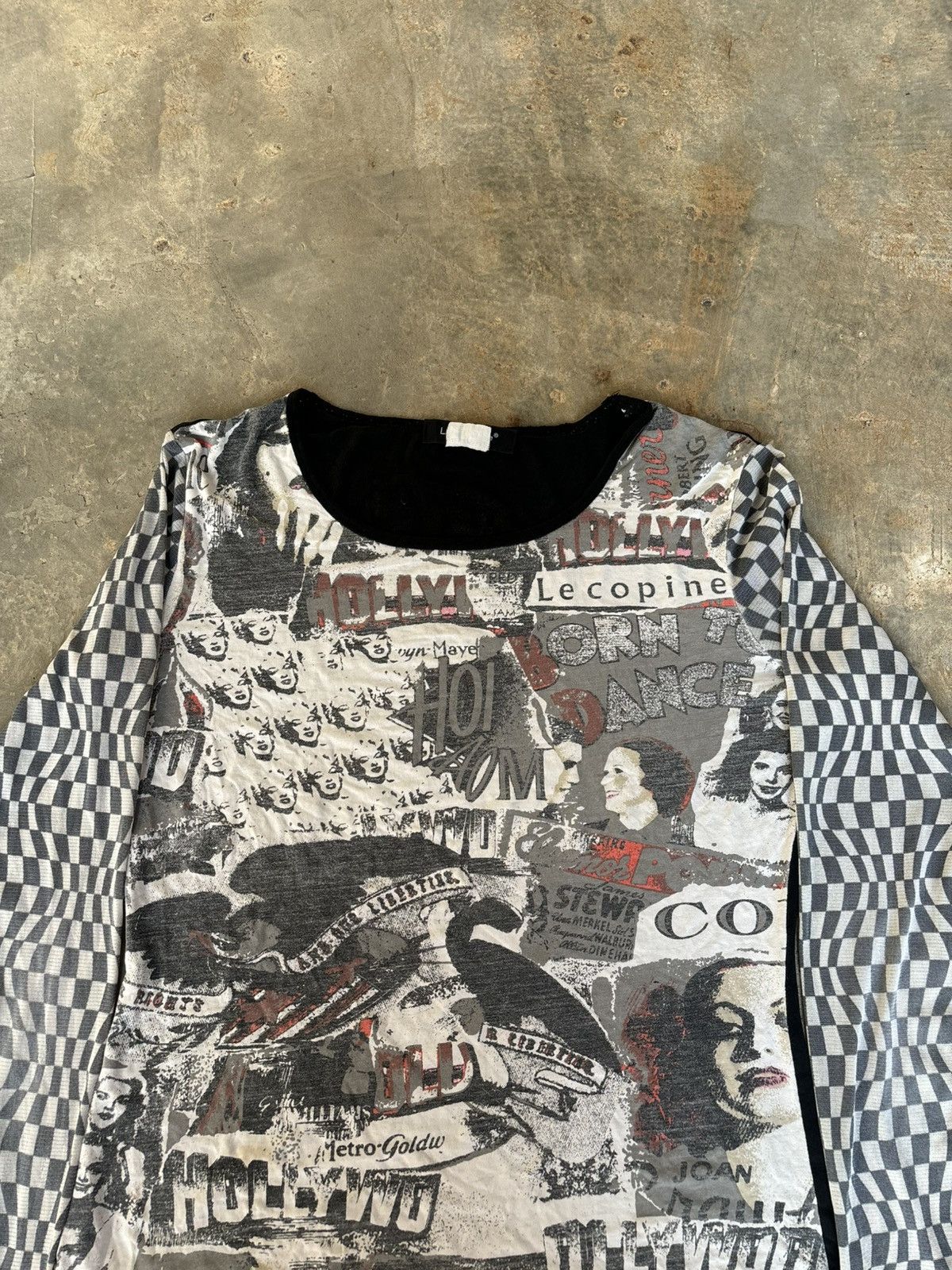 Hysteric Glamour Le.copine Ifsixwasnine Punk style Longsleeve Size M / US 6-8 / IT 42-44 - 3 Thumbnail