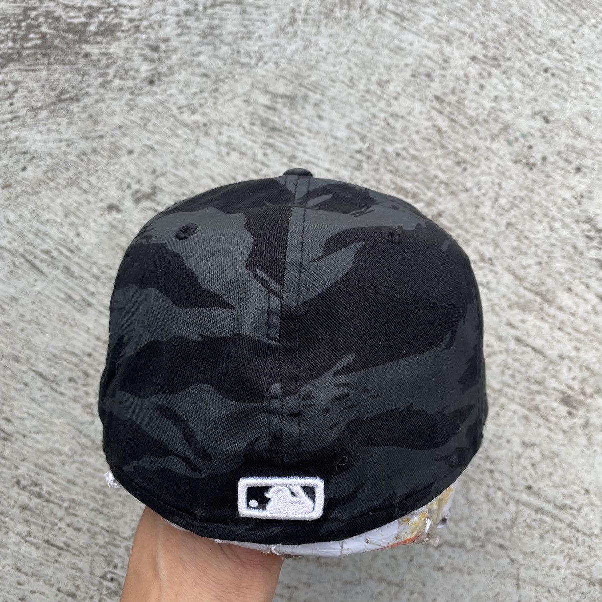 New Era Black in black camo NY fitted cap Size ONE SIZE - 4 Thumbnail