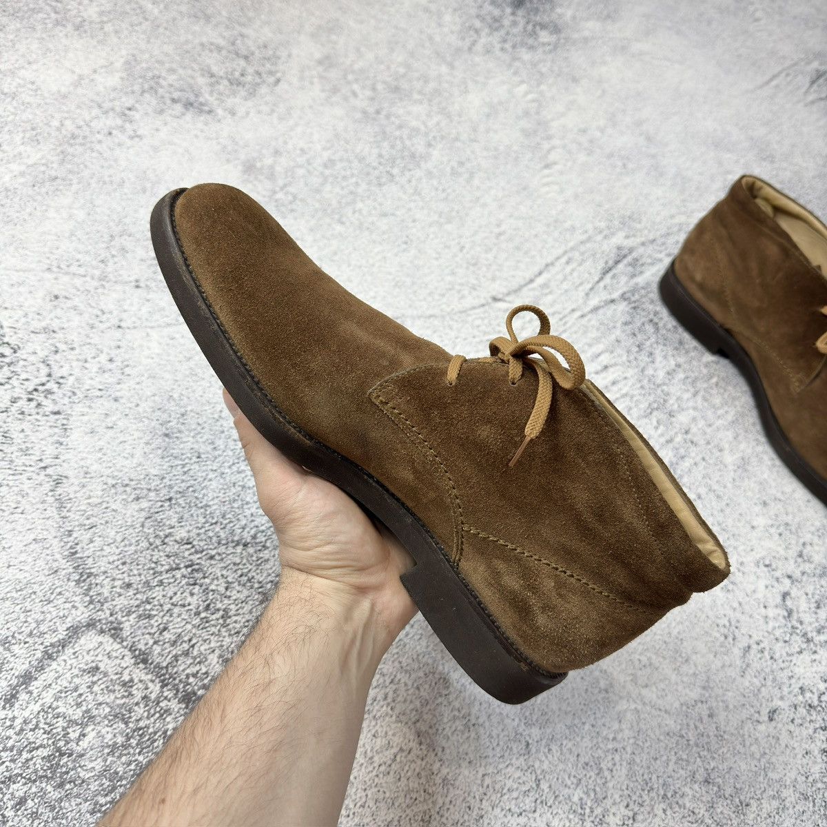 Handmade × Tod's TOD’S Mens Brown Suede Chukka Boots US11.5 UK10.5 29.5cm Size US 11.5 / EU 44-45 - 5 Thumbnail