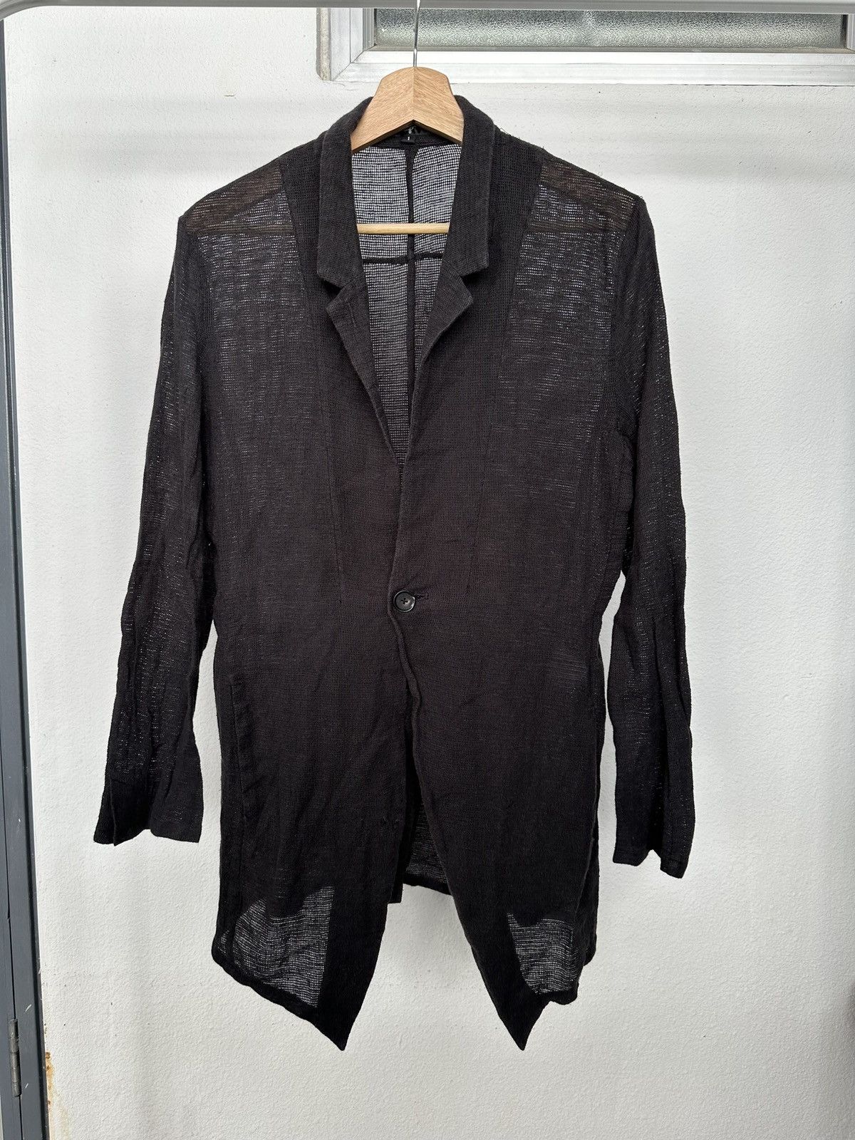 NO ID Avantgarde No ID gauze dyed linen cardigan Size US M / EU 48-50 / 2 - 6 Thumbnail