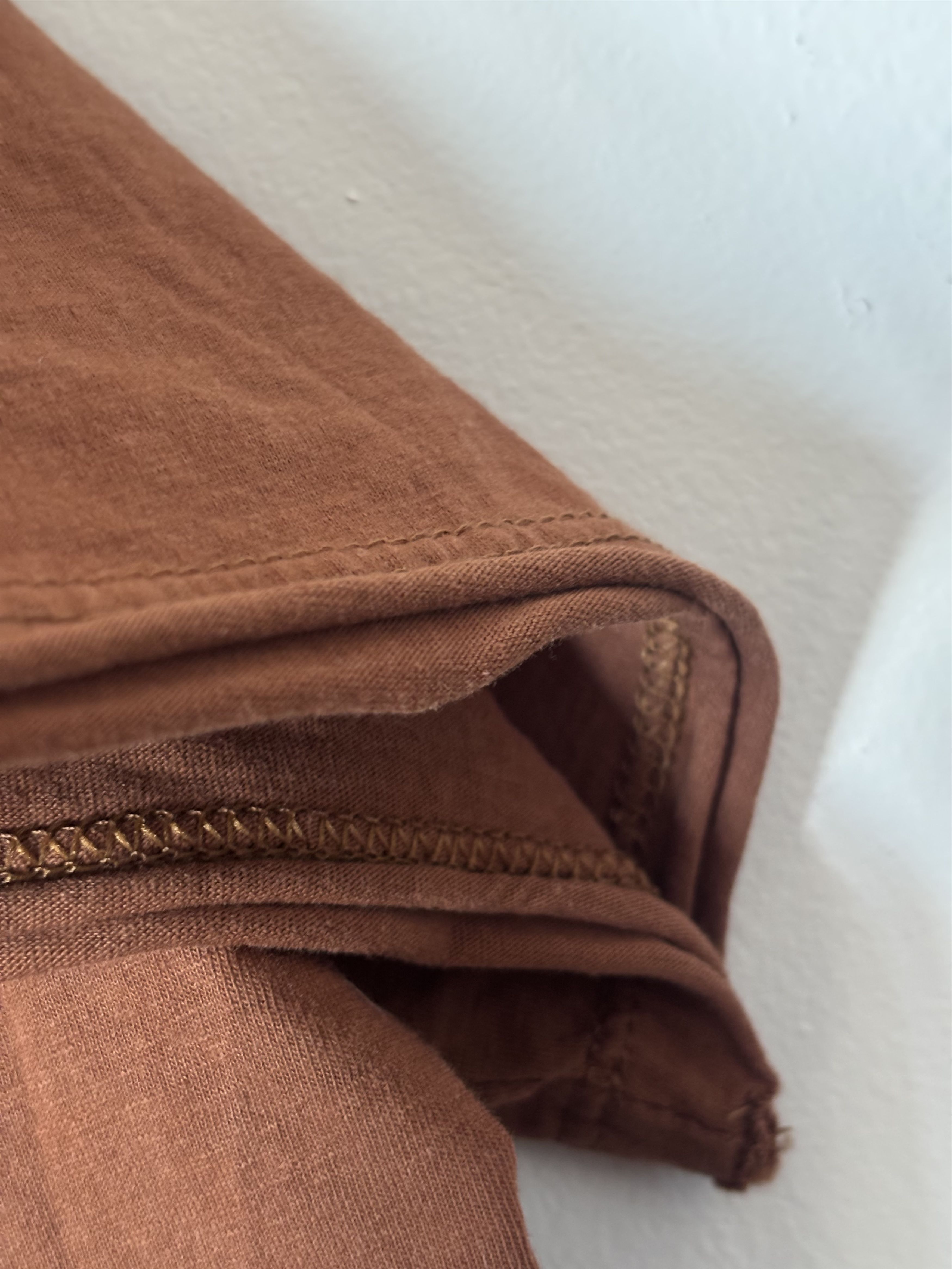 Imperial Italian Cotton Raw Hem Paper Thin Tee by Imperial Tailoring Size US XL / EU 56 / 4 - 3 Thumbnail