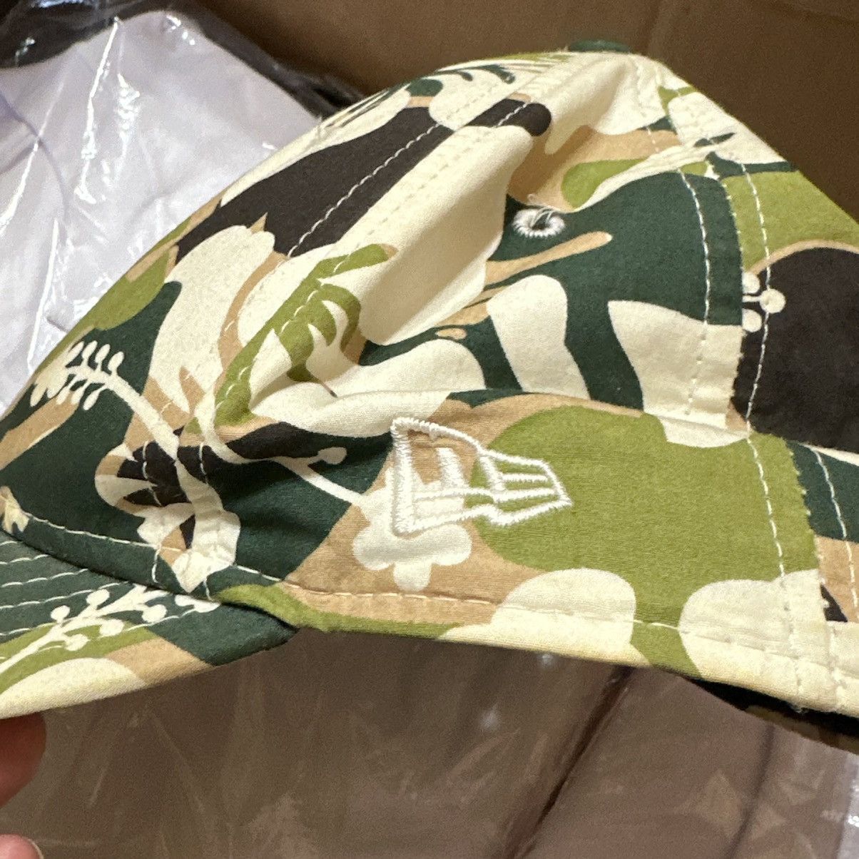 Bape × New Era × Vintage BAPE New Era Hawaiian Camo Cap Size ONE SIZE - 6 Thumbnail