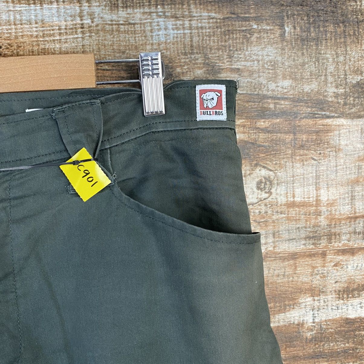 Japanese Brand DL Bull Bros Green Cargo Multipocket Pants #C901 Size US 32 / EU 48 - 8 Thumbnail