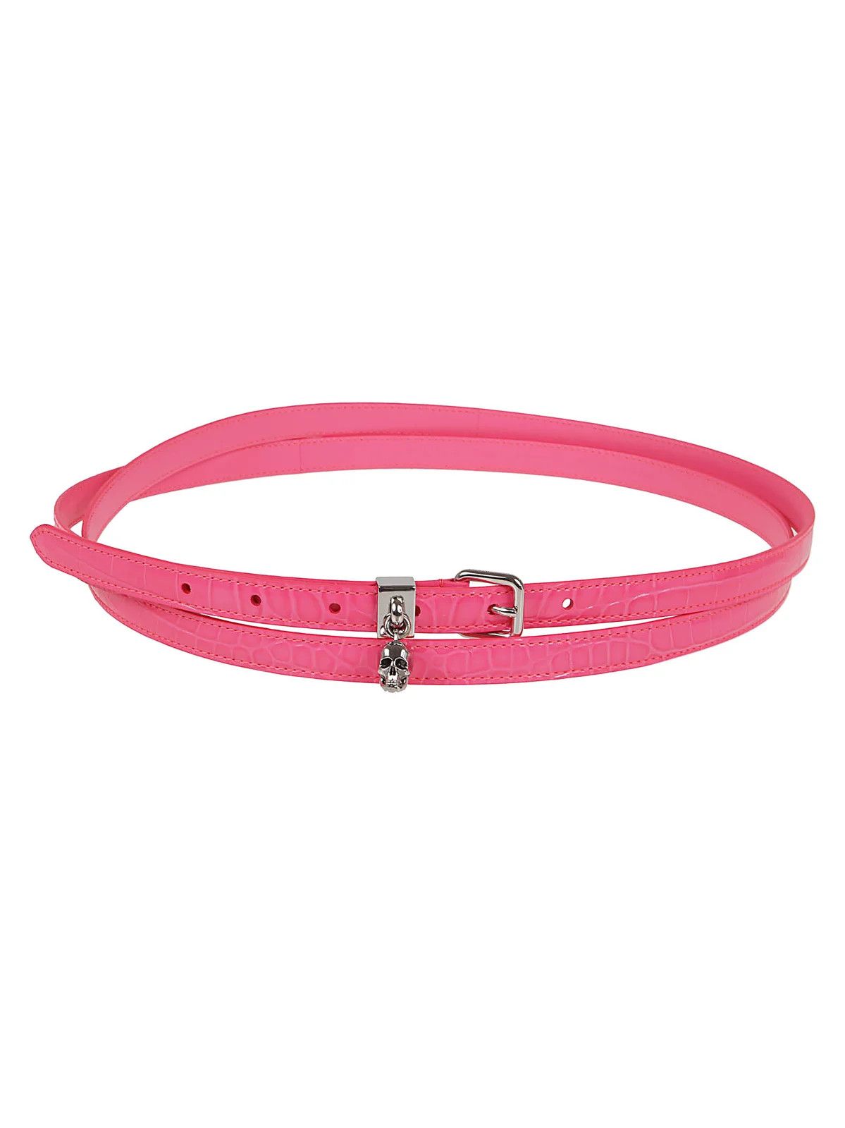 Alexander McQueen o1y0325 Size: 34 / Belt in Fuchsia Size ONE SIZE - 2 Thumbnail