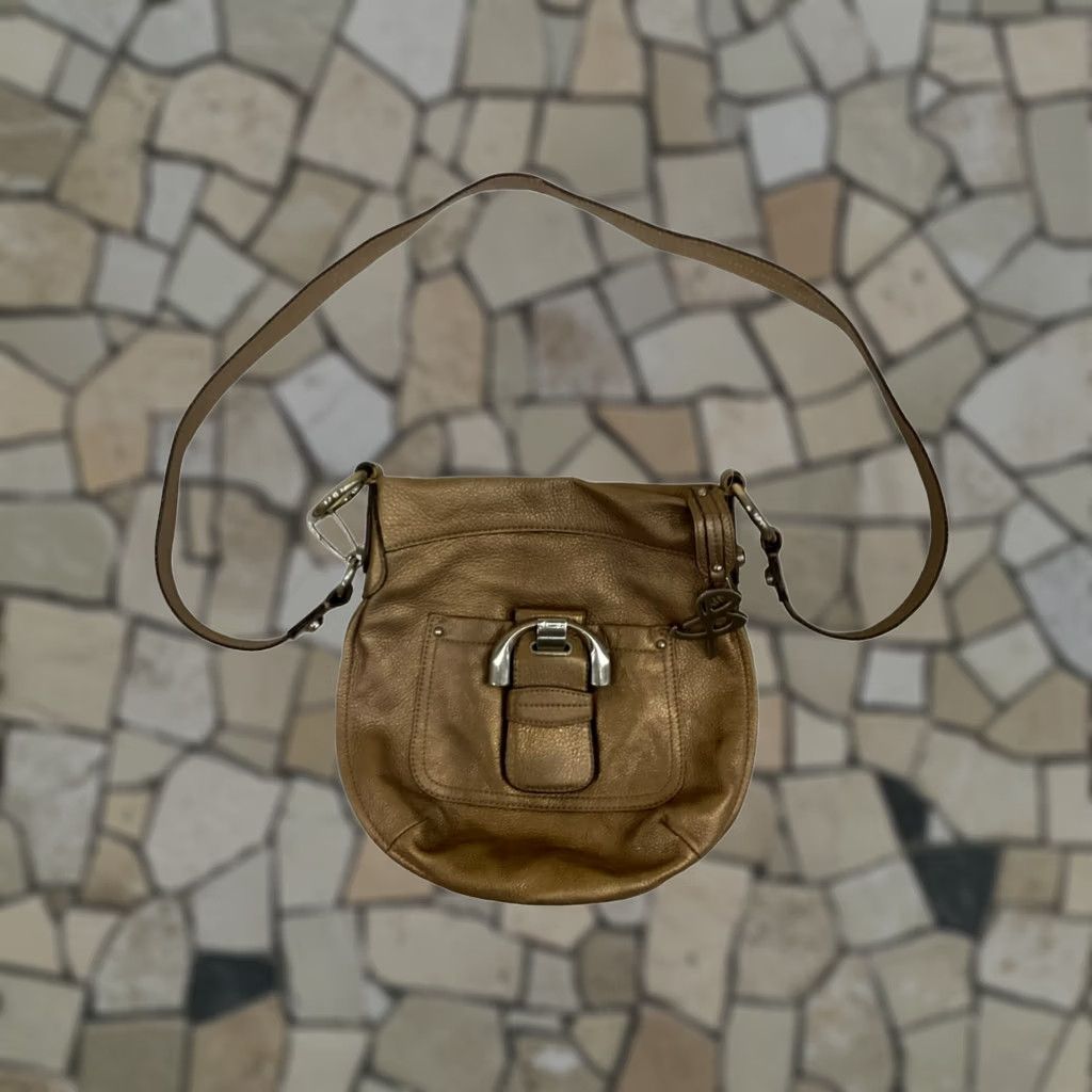 Vintage B Makowsky Crossbody Bag -3577 Women Gold Crossbody Womens N/A Pre-Owned Like New Size ONE SIZE - 1 Thumbnail