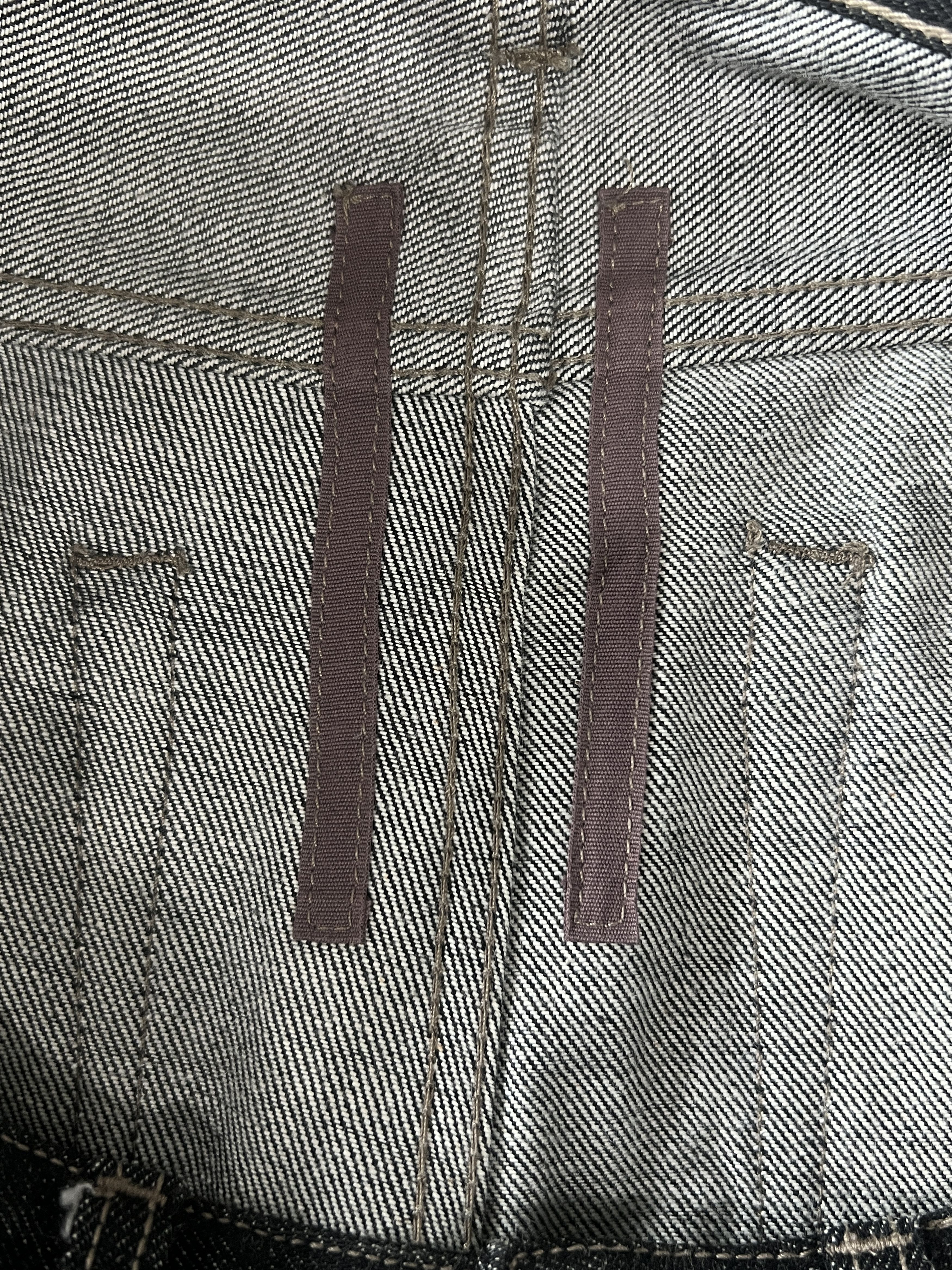 Rick Owens Drkshdw Rick Owens DRKSHDW Sarouel Cropped Denim Pants Size US 30 / EU 46 - 6 Thumbnail