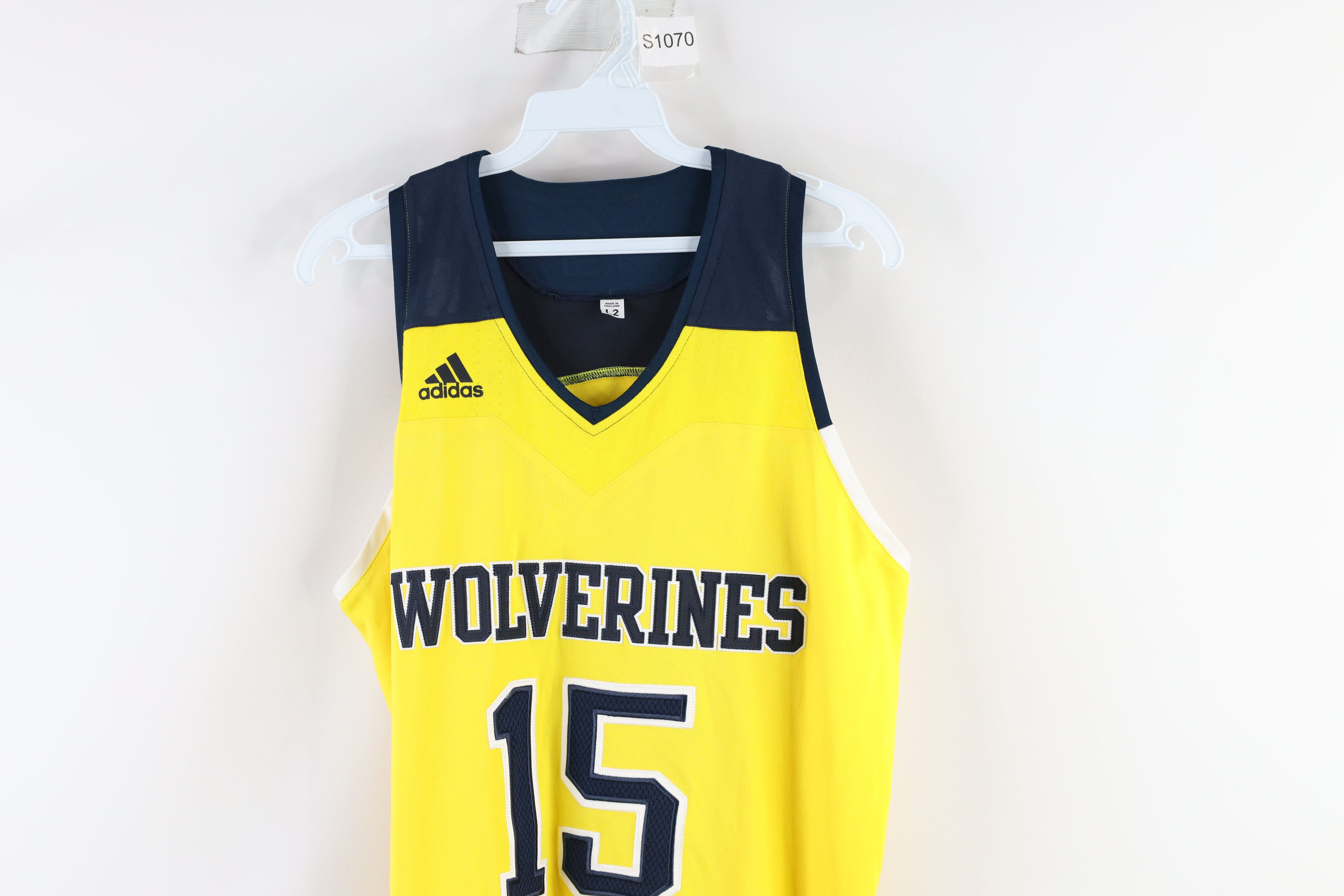 Adidas Vintage New Sample Adidas University of Michigan Basketball Jersey Grailed