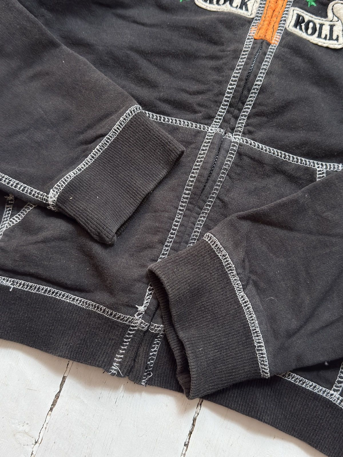 Hard Rock Cafe VINTAGE HARD ROCK 2000s CROPPED ZIP UP SWEATSHIRT Size XS / US 0-2 / IT 36-38 - 6 Thumbnail