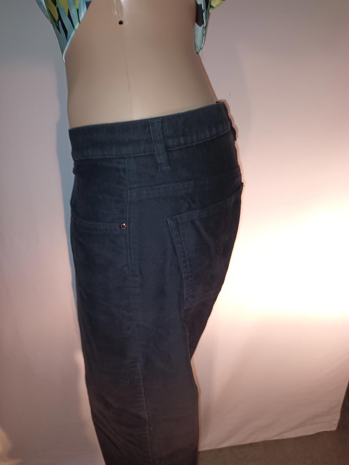 Designer Stylish Black Casual Pants Size 32" / US 10 / IT 46 - 3 Thumbnail